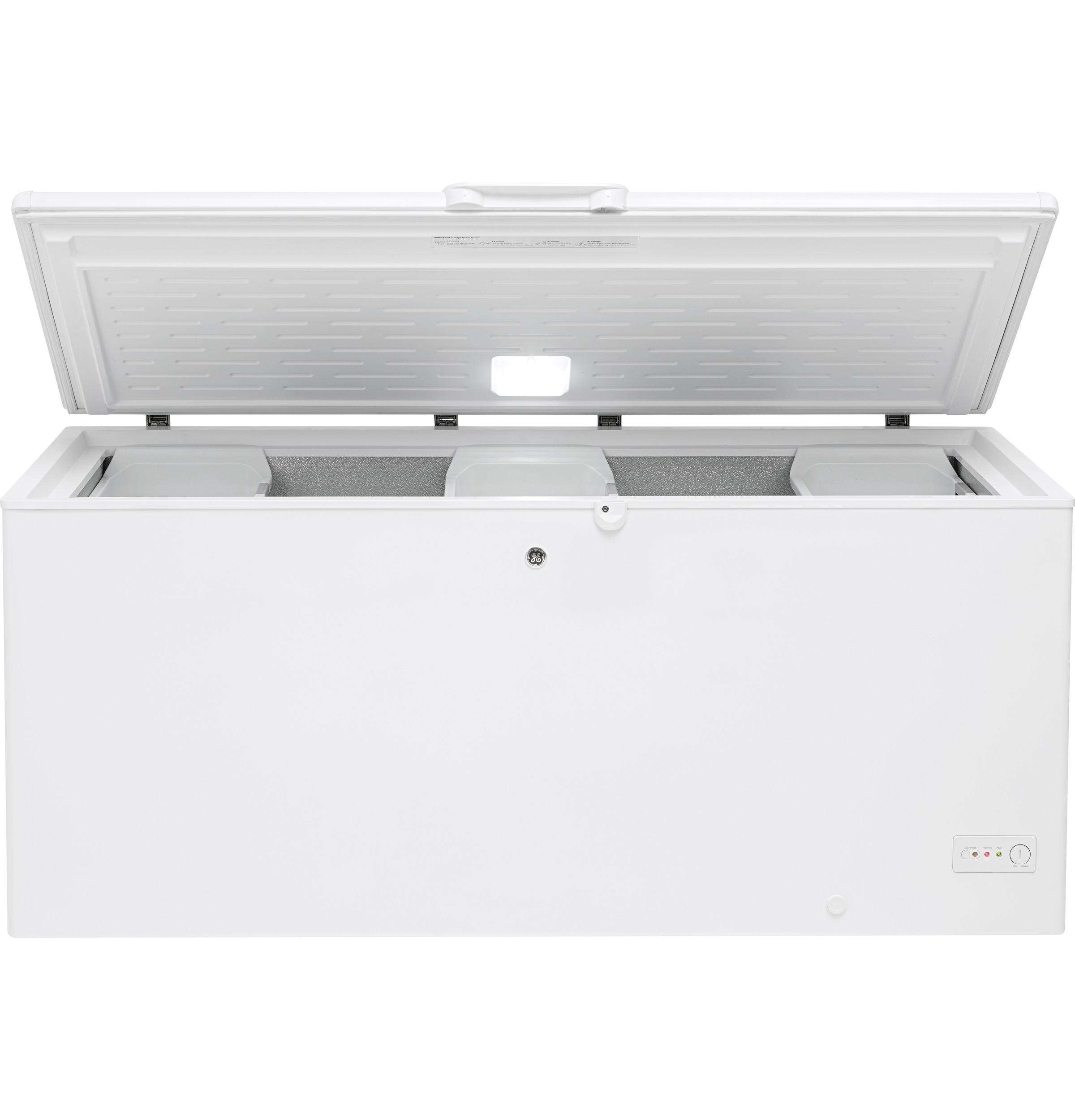 GE Garage Ready 21.7 cu. ft. Chest Freezer - View 4 | Fridge.com