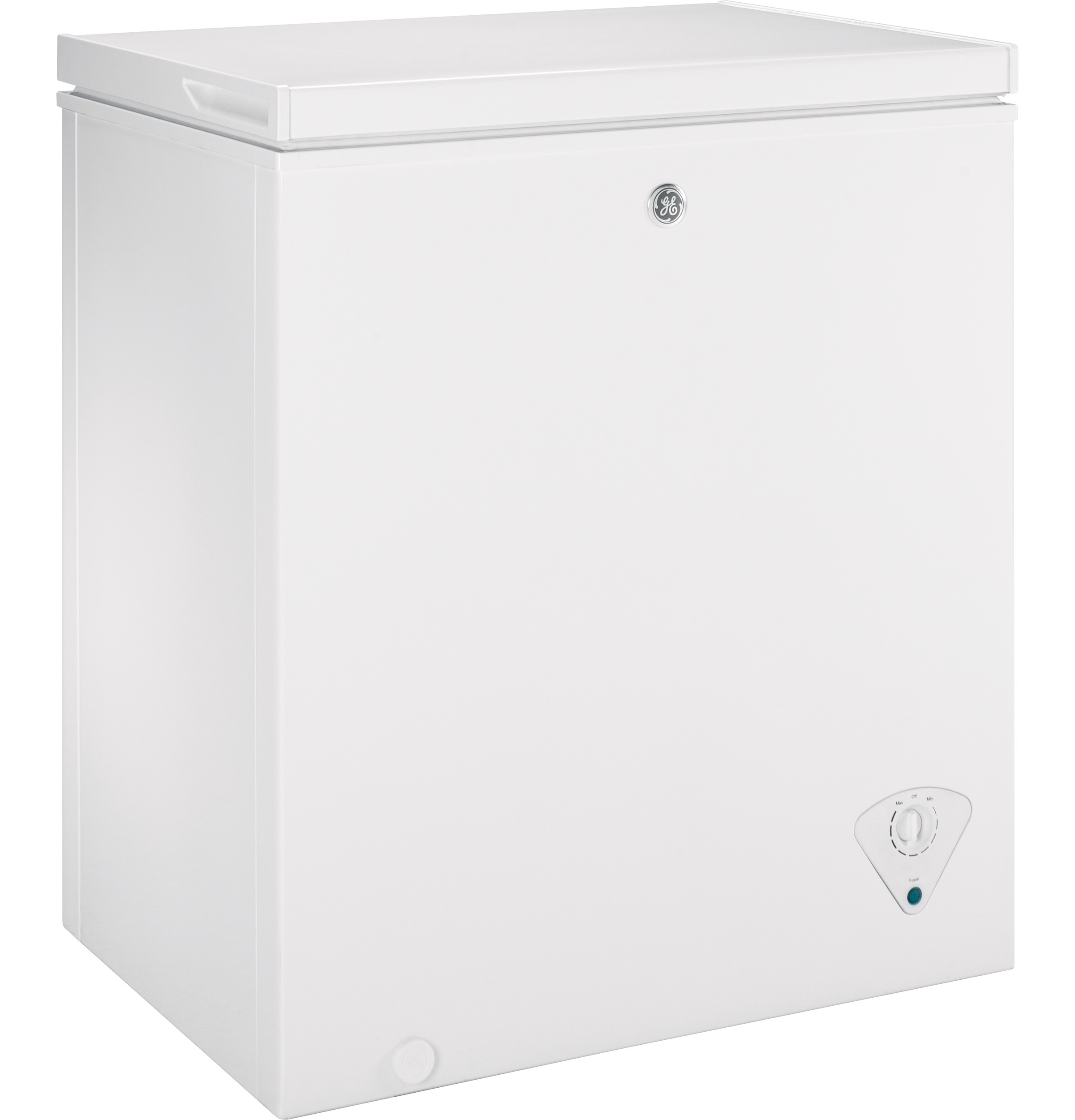 GE 5.1 cu. ft. Manual Defrost Chest Freezer - Fcm5Stww - View 3 | Fridge.com