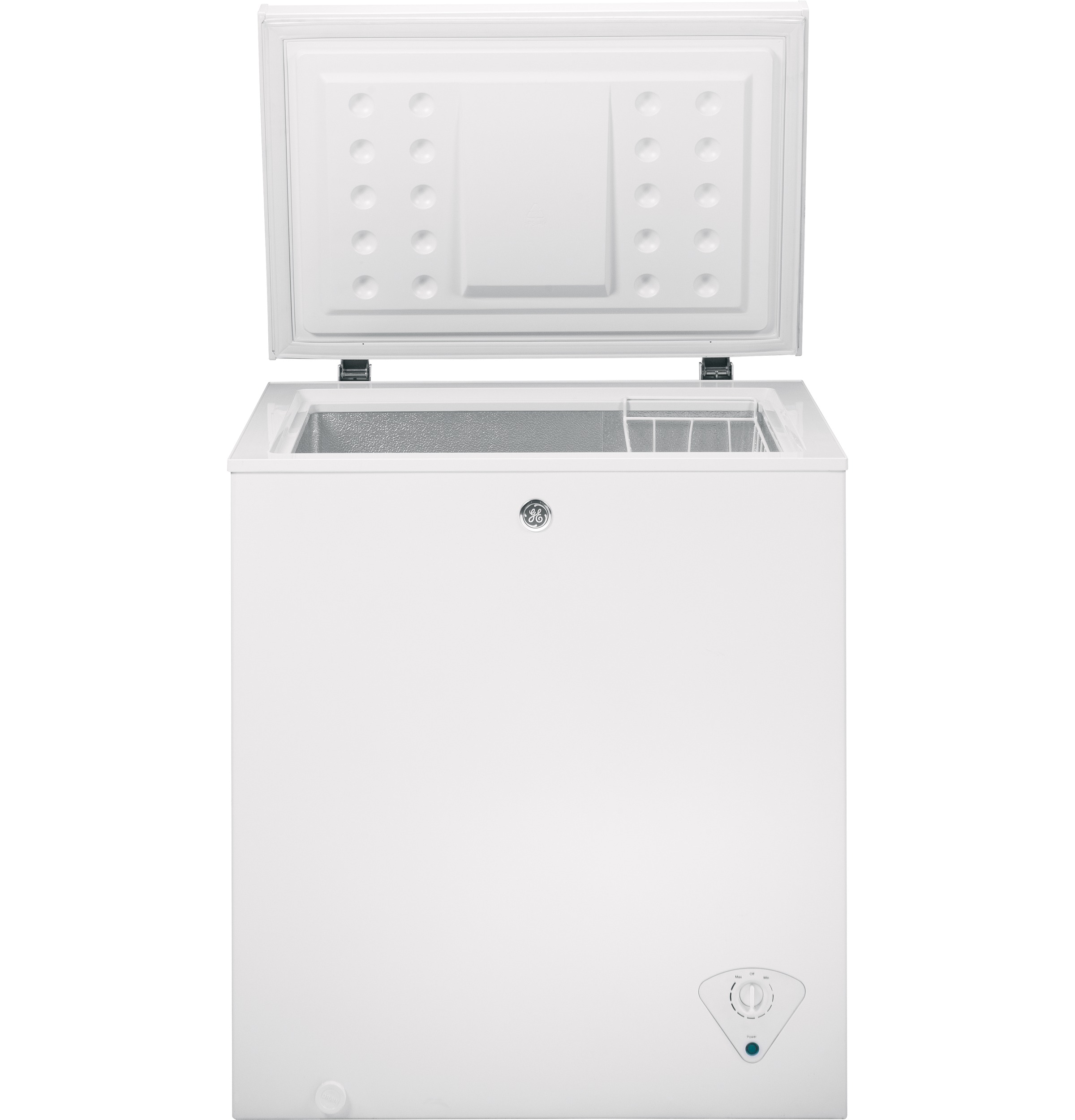 GE 5.1 cu. ft. Manual Defrost Chest Freezer - Fcm5Stww - View 4 | Fridge.com
