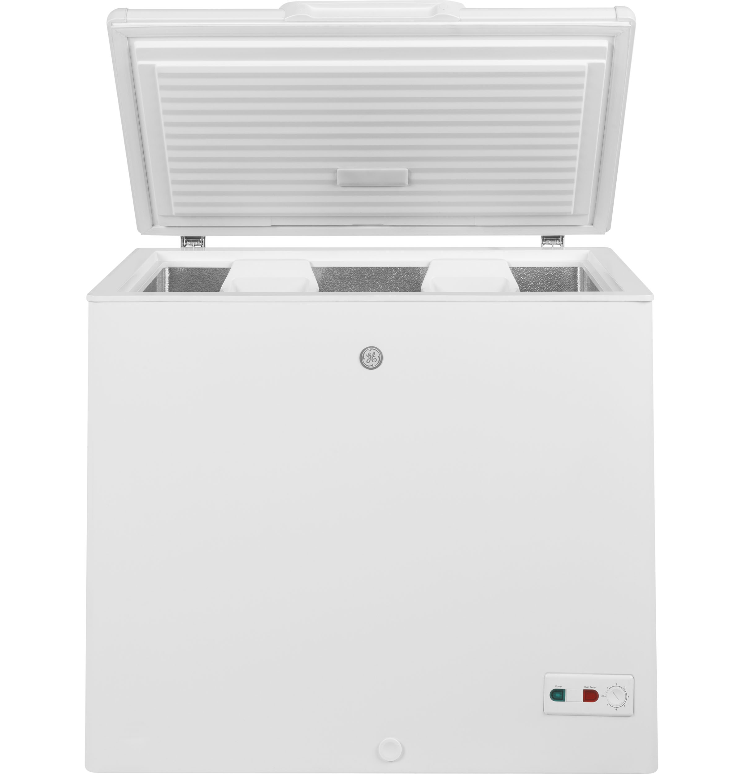 GE Appliances 8.8 Cubic Feet Cu. Ft. Garage Ready Chest Freezer With Adjustable Temperature Controls - View 4 | Fridge.com