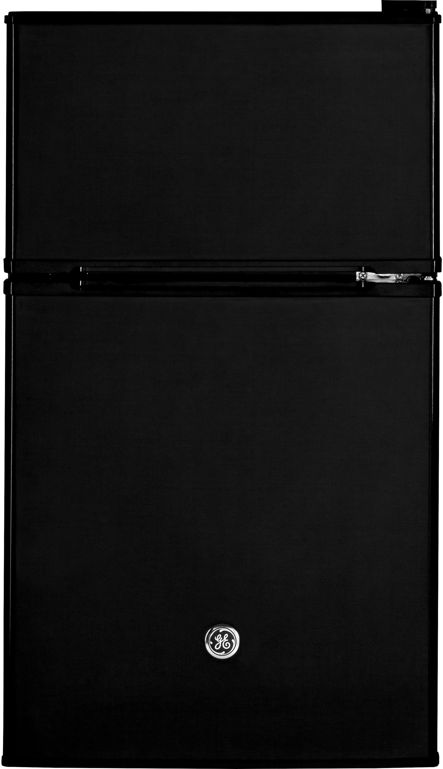 GE ENERGY STAR Double-Door Compact Refrigerator — GE Appliances, model GDE03GGKBB