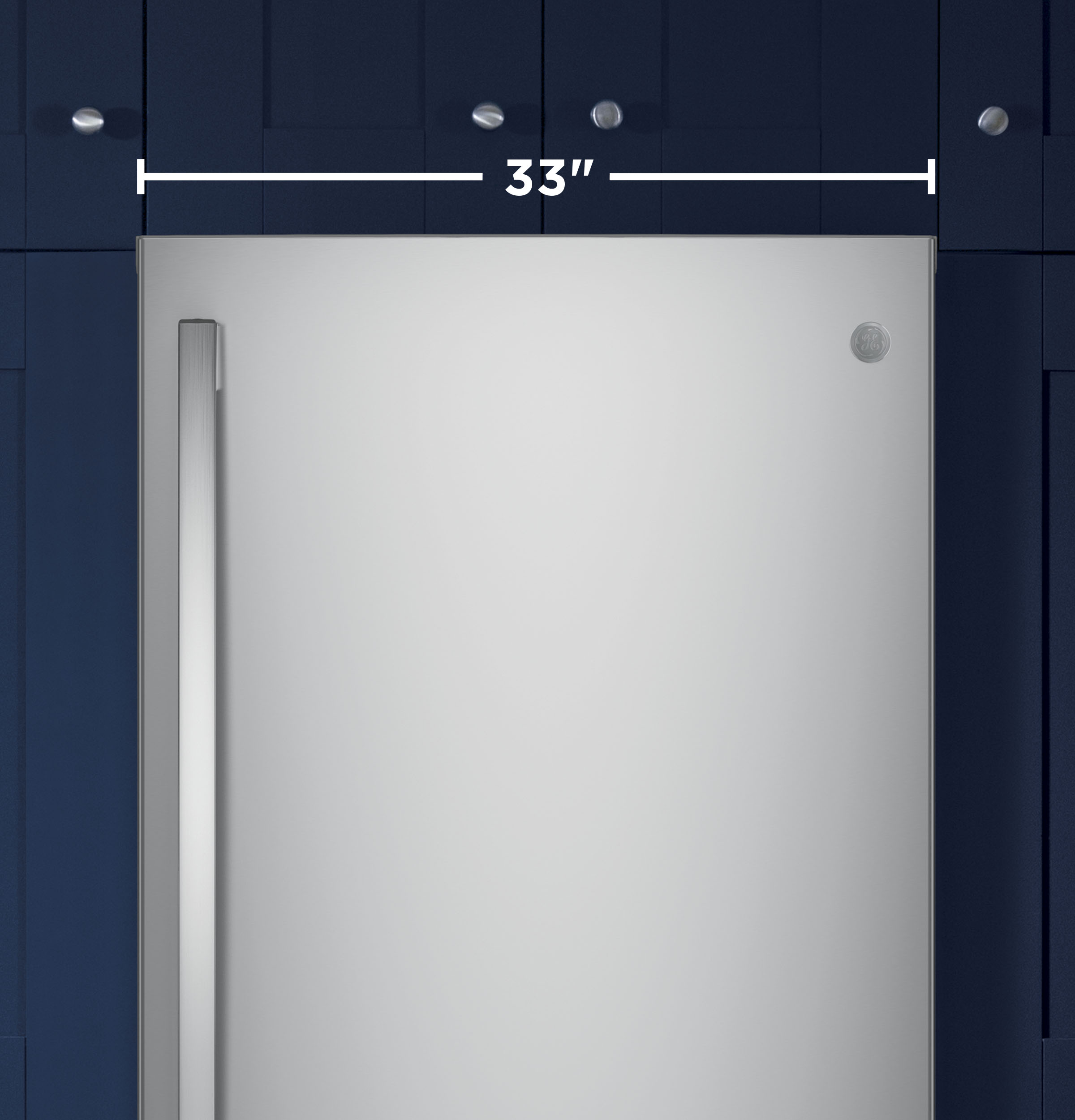33" 24.08 cu. ft Bottom Freezer Refrigerator - View 6 | Fridge.com