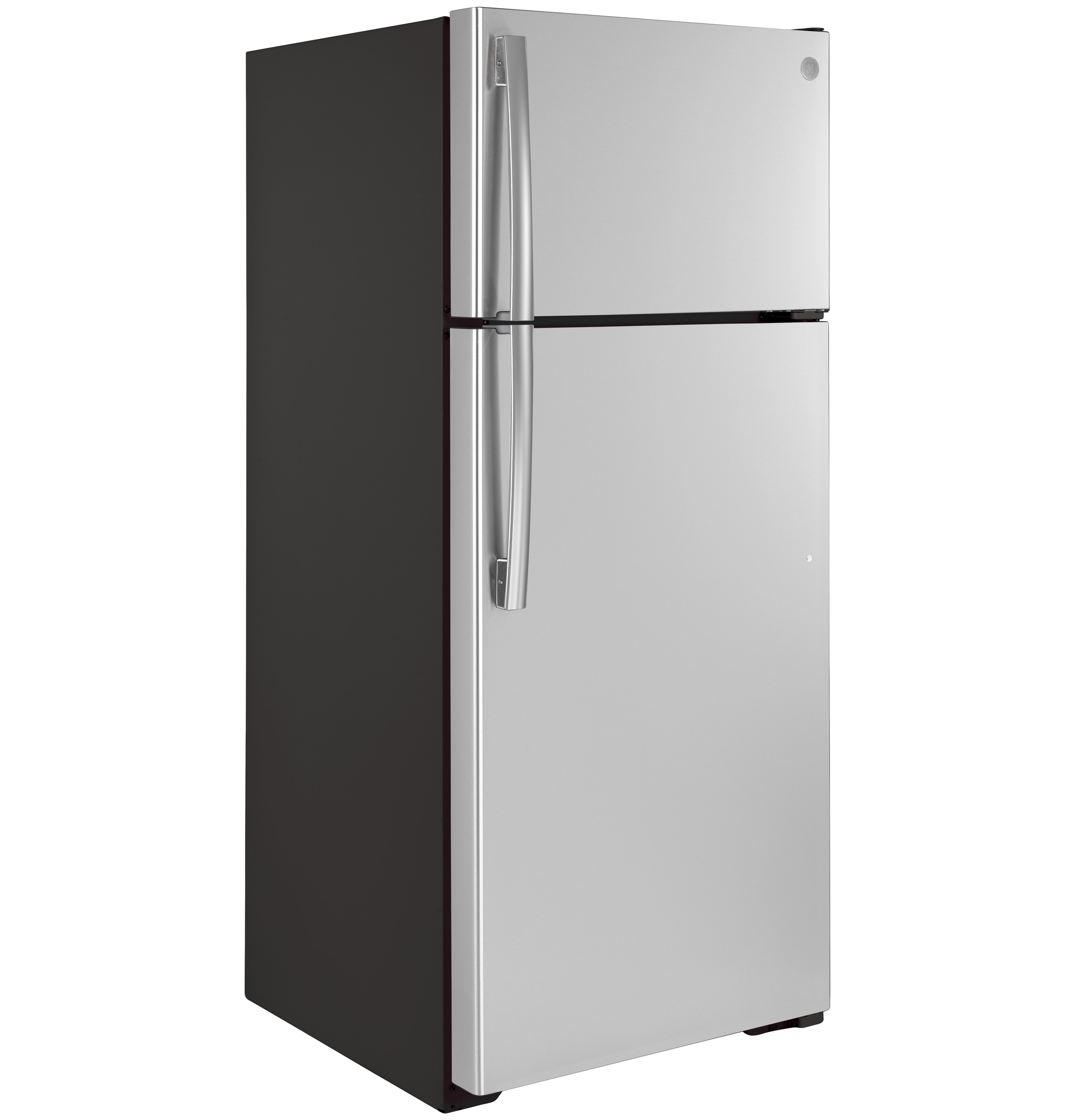 GE Appliances 28 in. 17.5 cu. ft. Top Freezer Refrigerator GIE18GSNRSS - View 5 | Fridge.com