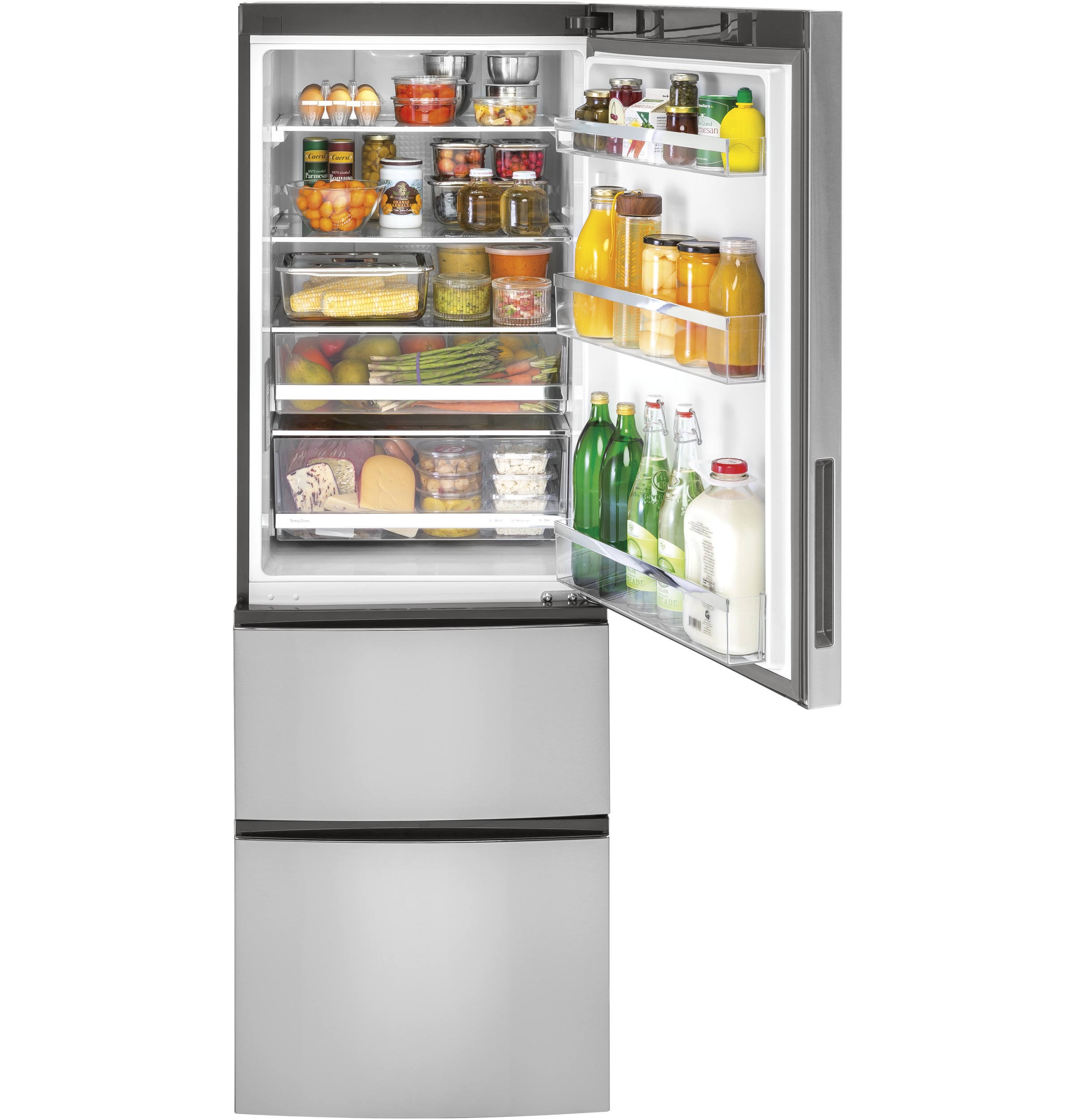 GE 11.9 cu. ft. Bottom-Freezer Refrigerator - View 2 | Fridge.com