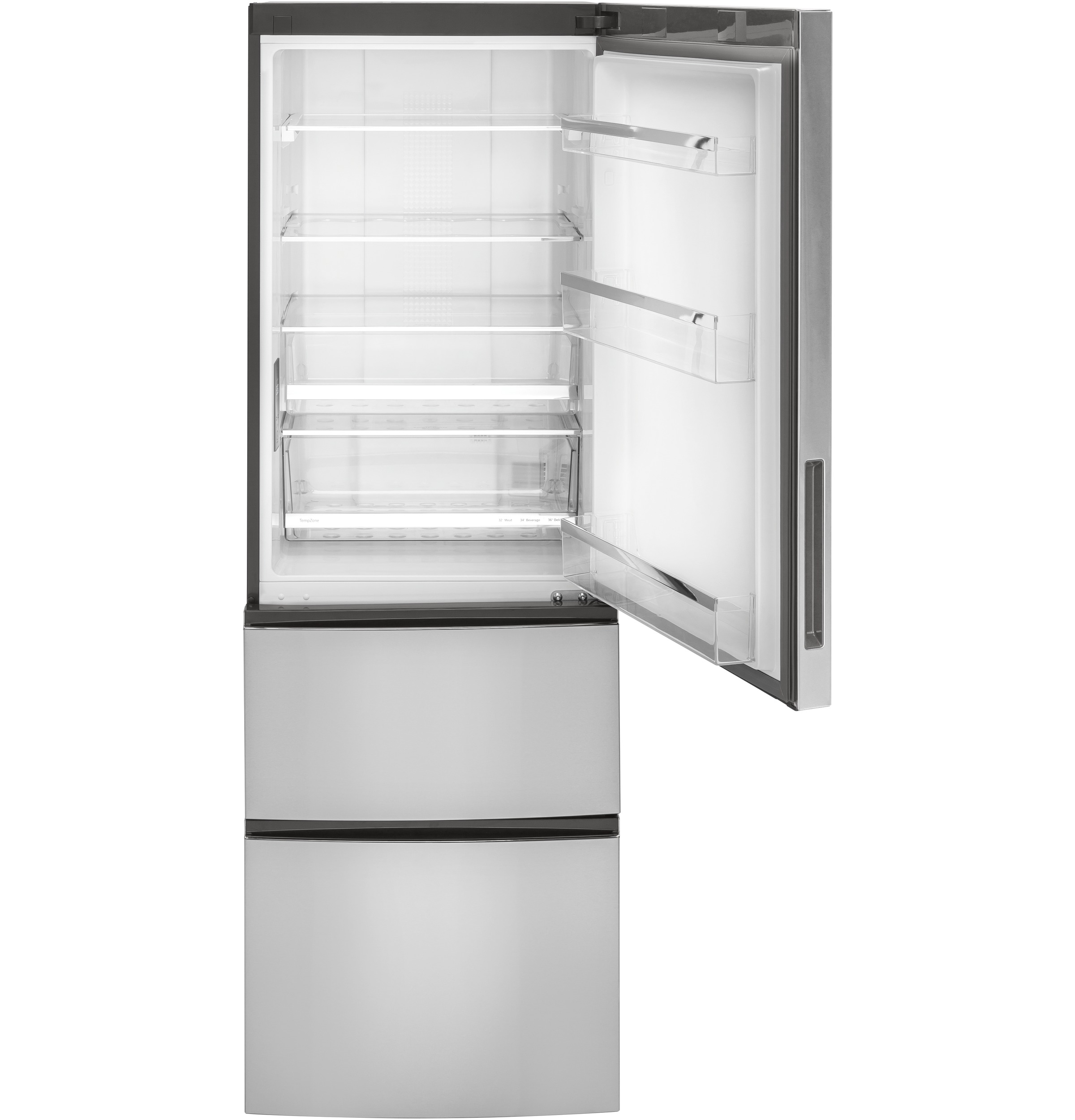 GE 11.9 cu. ft. Bottom-Freezer Refrigerator - View 4 | Fridge.com