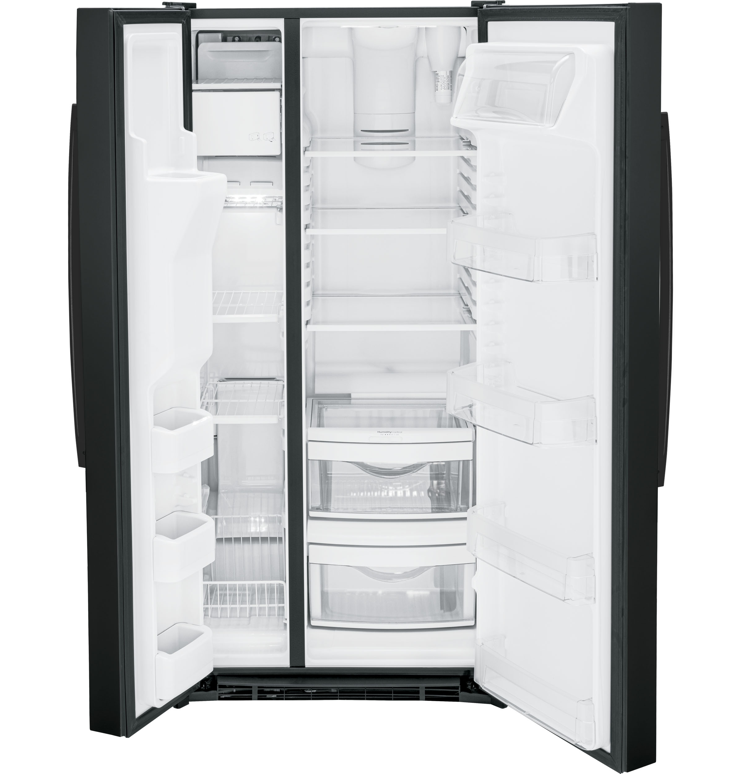 33" Side By Side 23 cu. ft. Refrigerator - View 4 | Fridge.com
