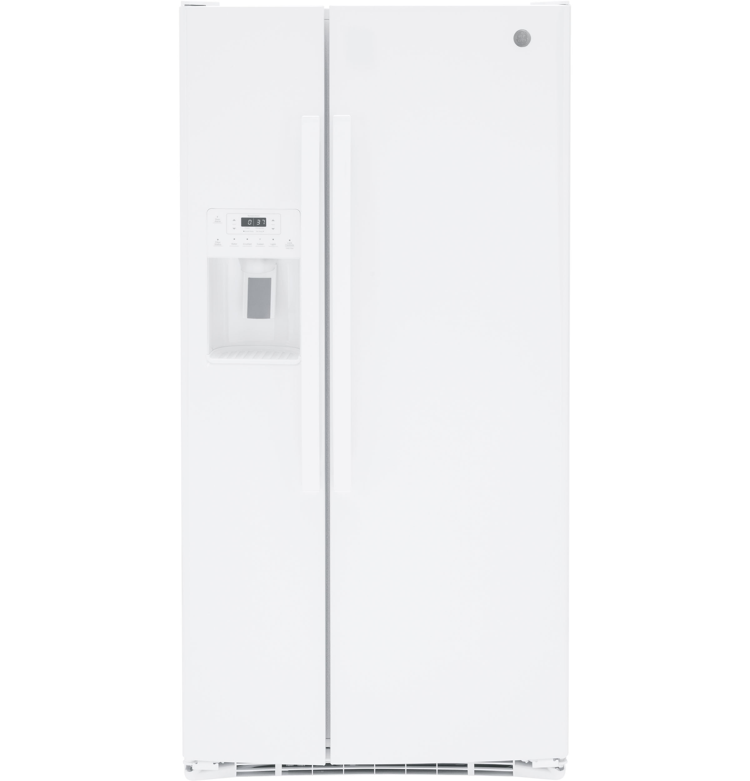 GE 33" Side By Side 23 cu. ft. Refrigerator - View 2 | Fridge.com