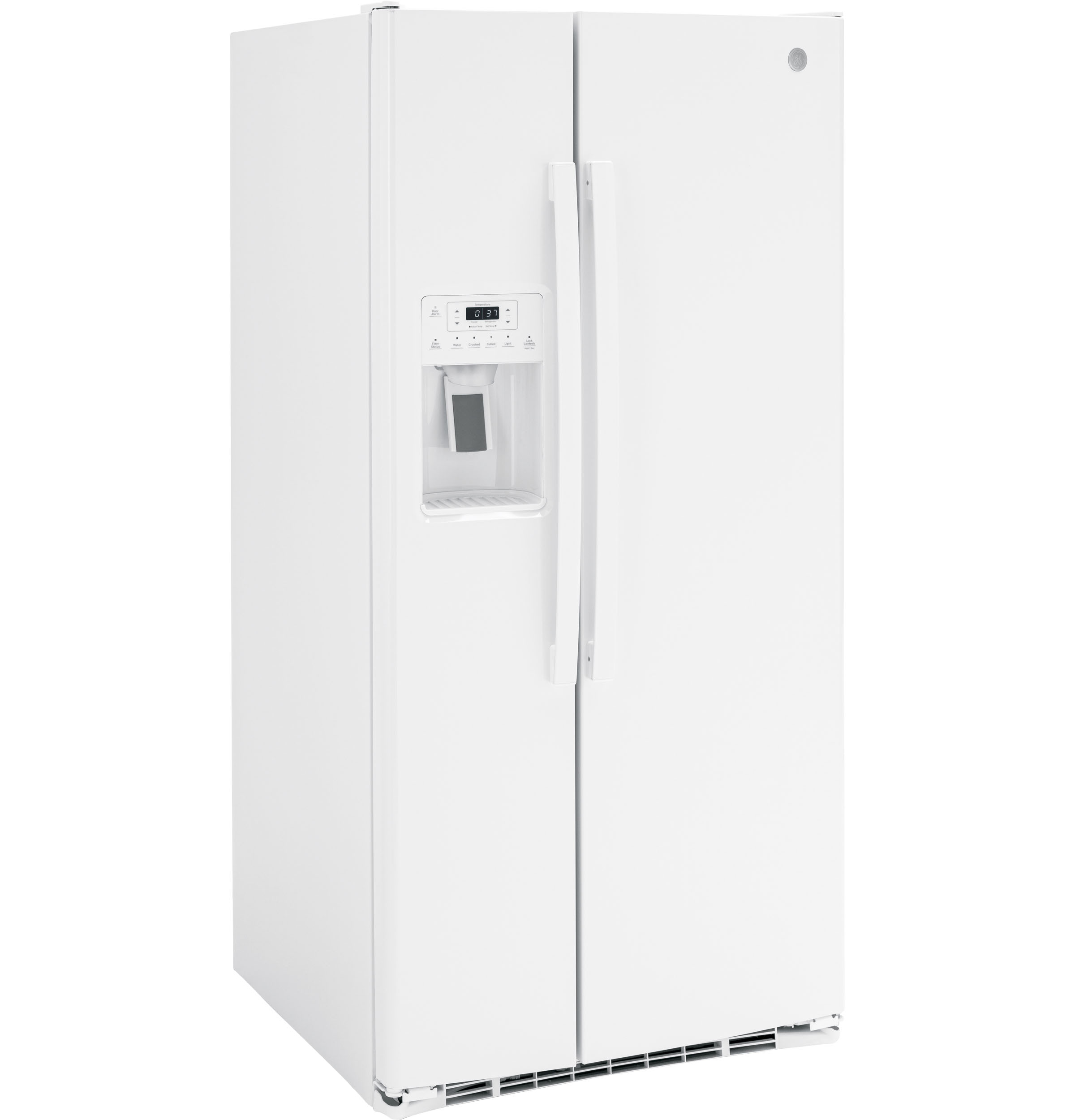 GE 33" Side By Side 23 cu. ft. Refrigerator - View 5 | Fridge.com