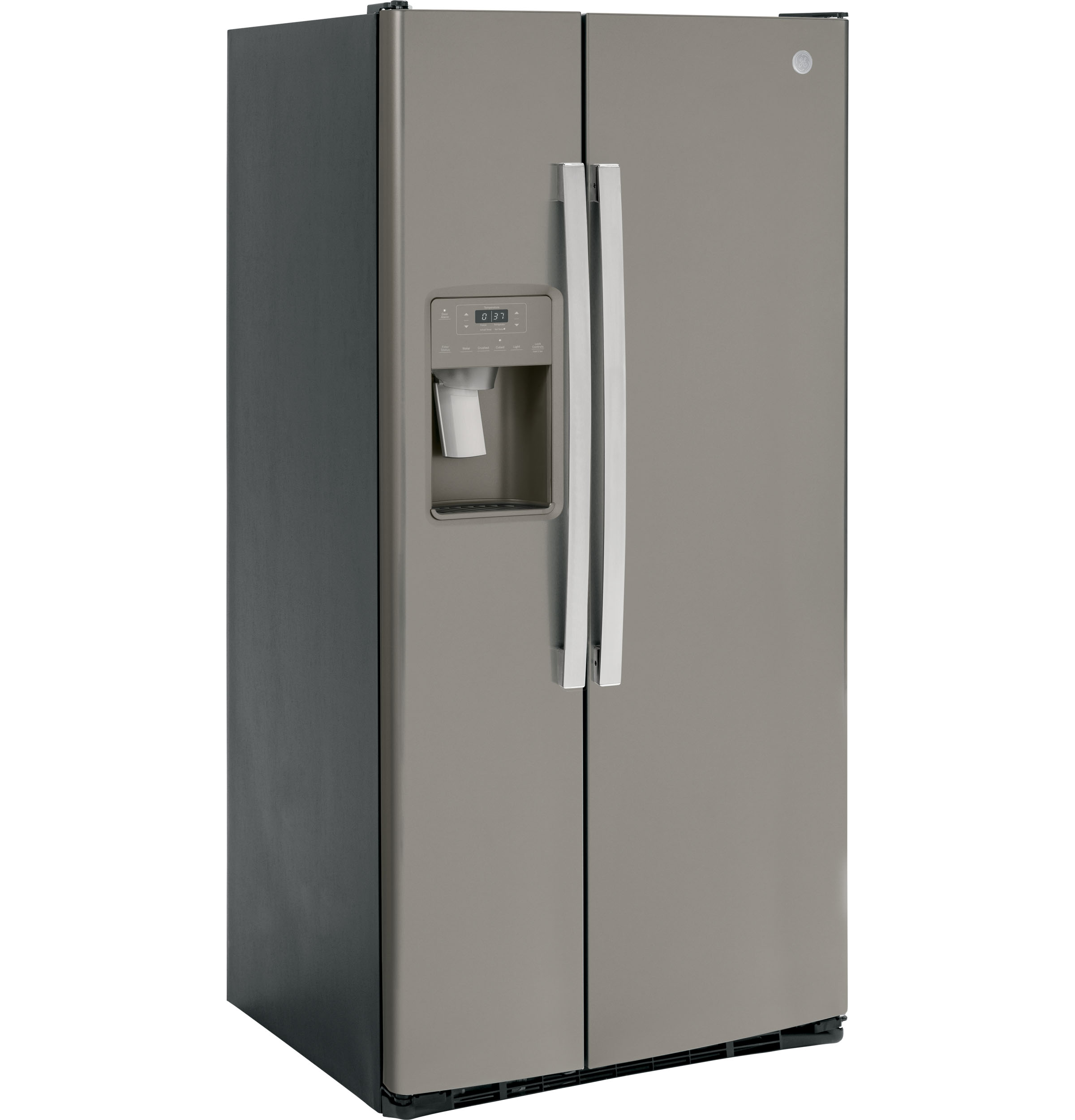 GE 33" Side By Side 23 cu. ft. Refrigerator - View 5 | Fridge.com