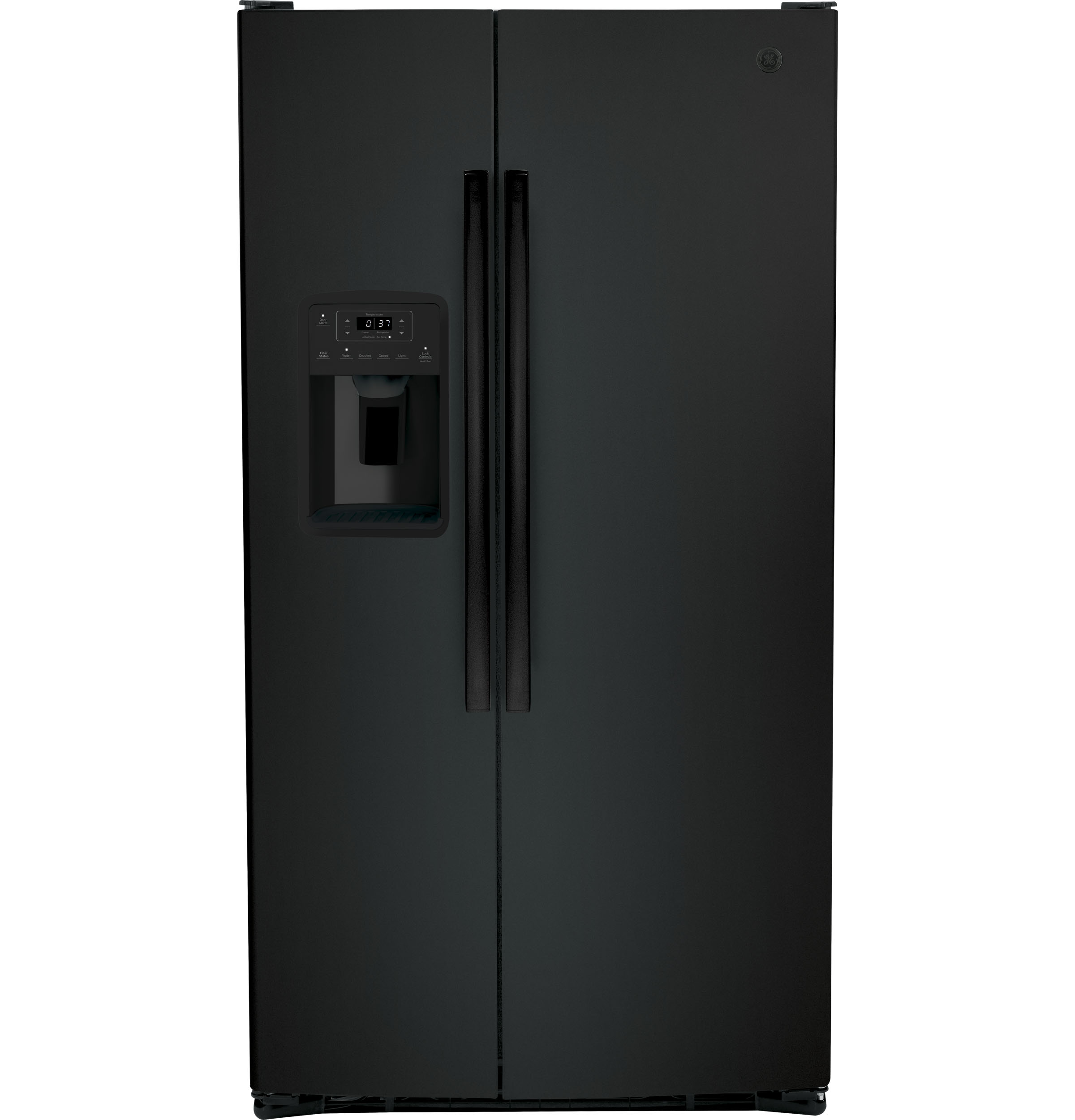 GE 36" Side By Side 25.3 cu. ft. Refrigerator - View 2 | Fridge.com