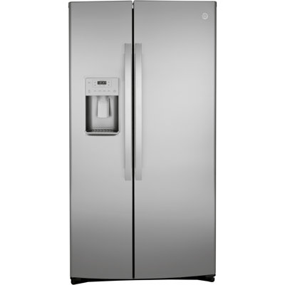 GE GSS25IYN-FS 25.1 CuFt Side-By-Side Refrigerator | Fridge.com