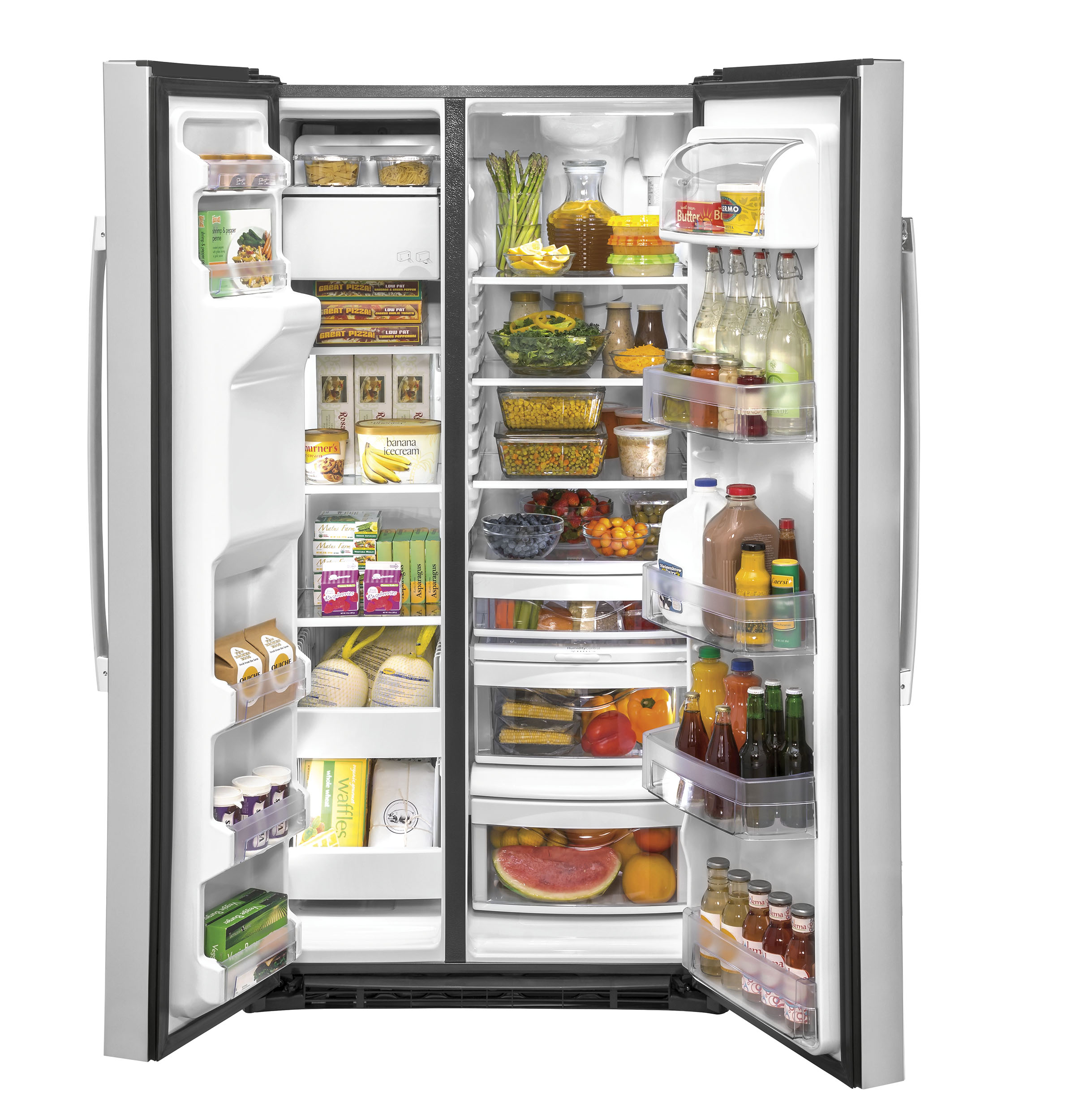36" Side by Side 25.1 cu. ft. Refrigerator | Fridge.com