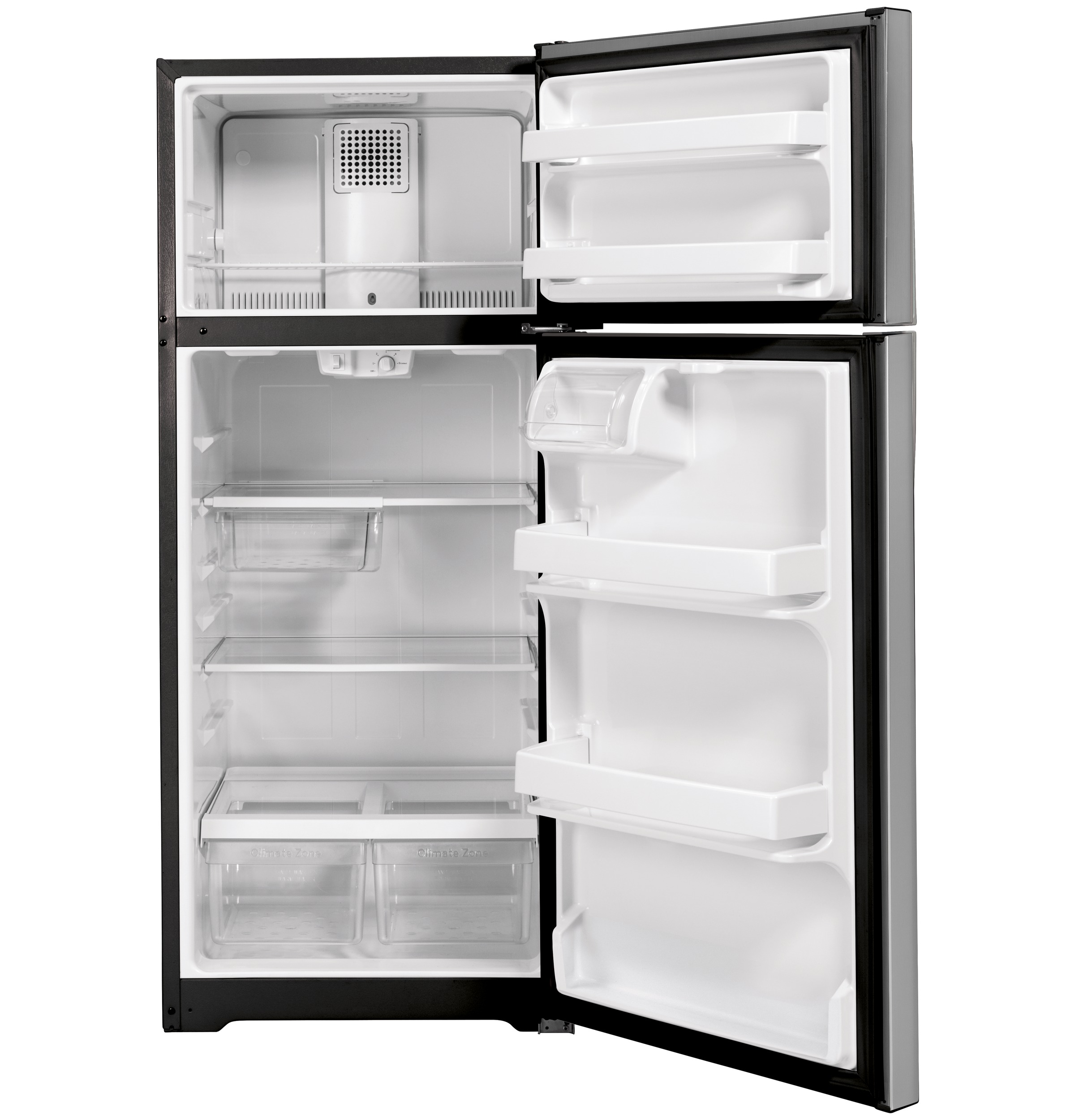 GE Energy Star 16.6 cu. ft. Top-Freezer Refrigerator - View 5 | Fridge.com