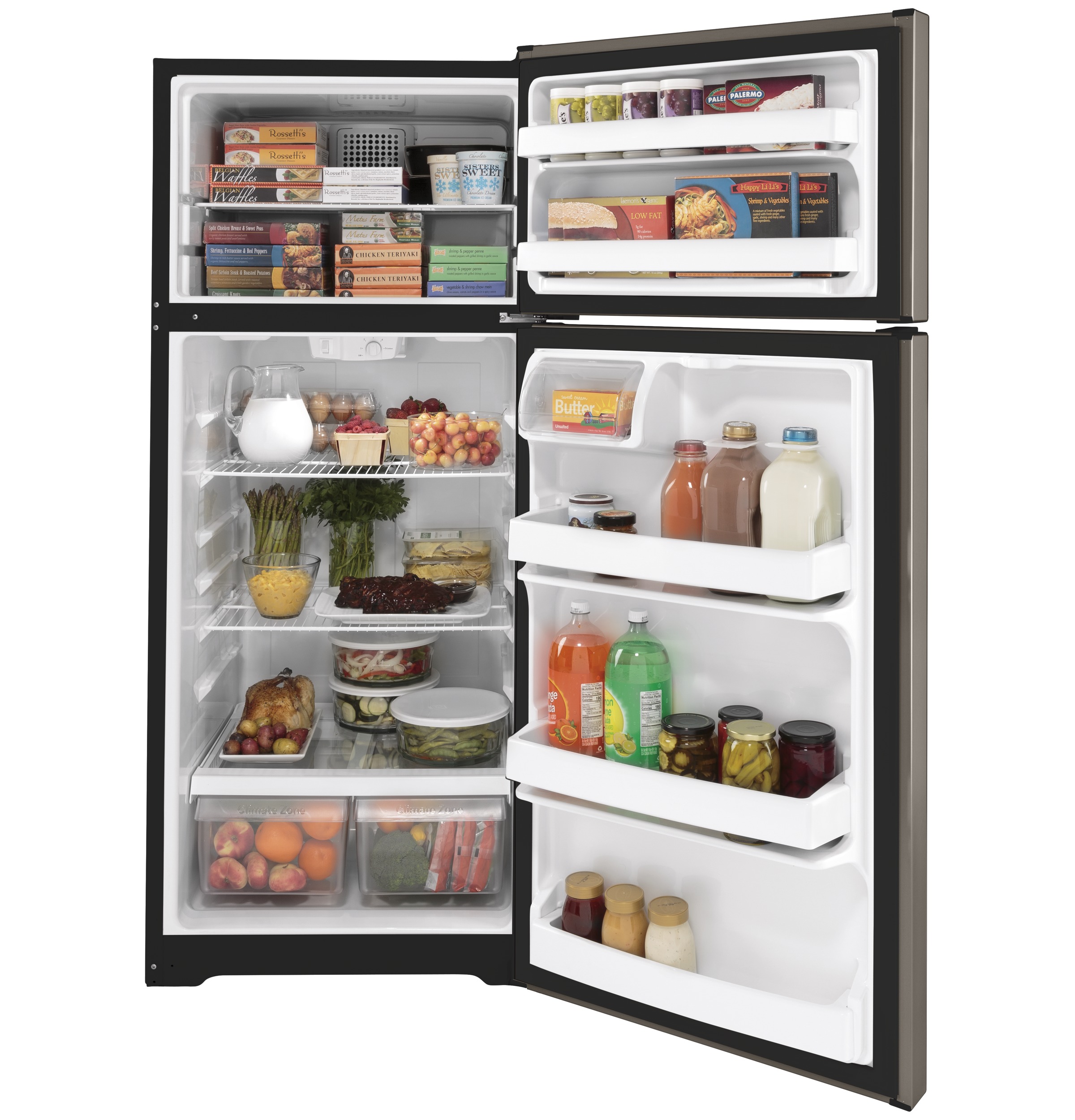 28" Energy Star Top Freezer 17.5 cu. ft. Refrigerator - View 4 | Fridge.com