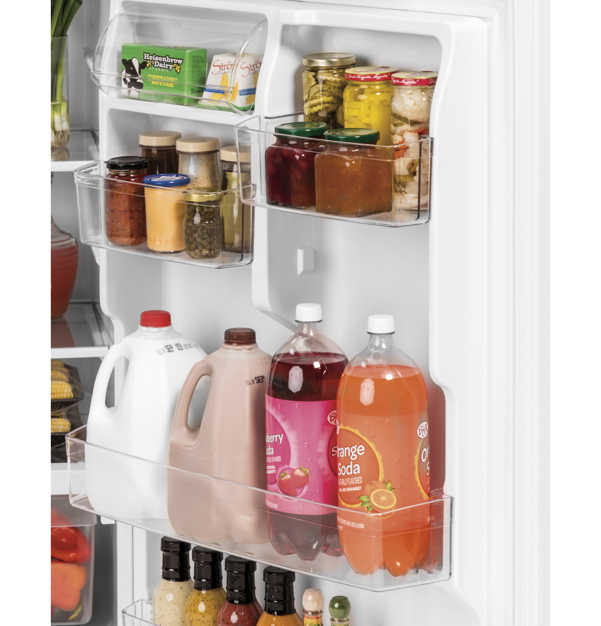 GE Energy Star 19.2 cu. ft. Top-Freezer Refrigerator - View 6 | Fridge.com