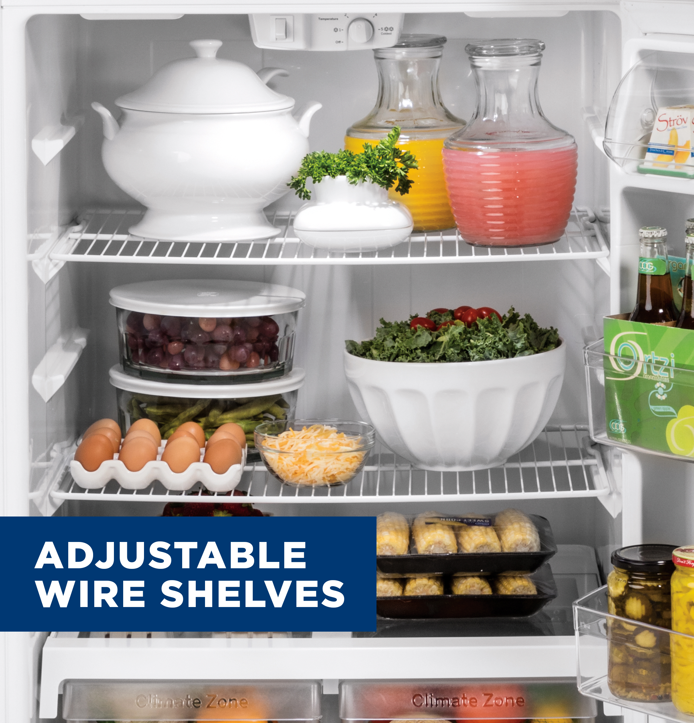 GE Energy Star 19.2 cu. ft. Top-Freezer Refrigerator - View 6 | Fridge.com