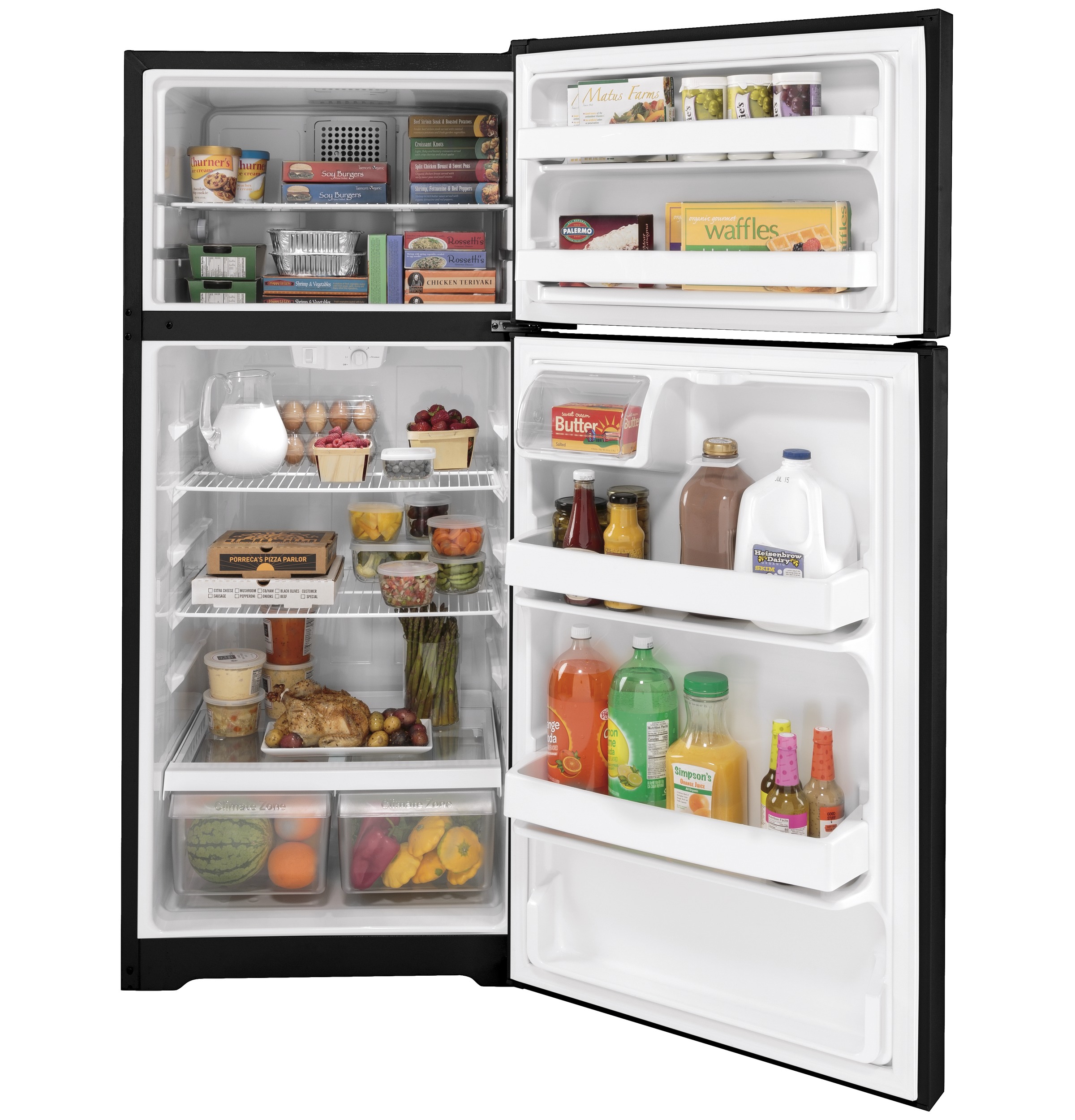 28" Top Freezer 16.6 cu. ft. Refrigerator - View 4 | Fridge.com