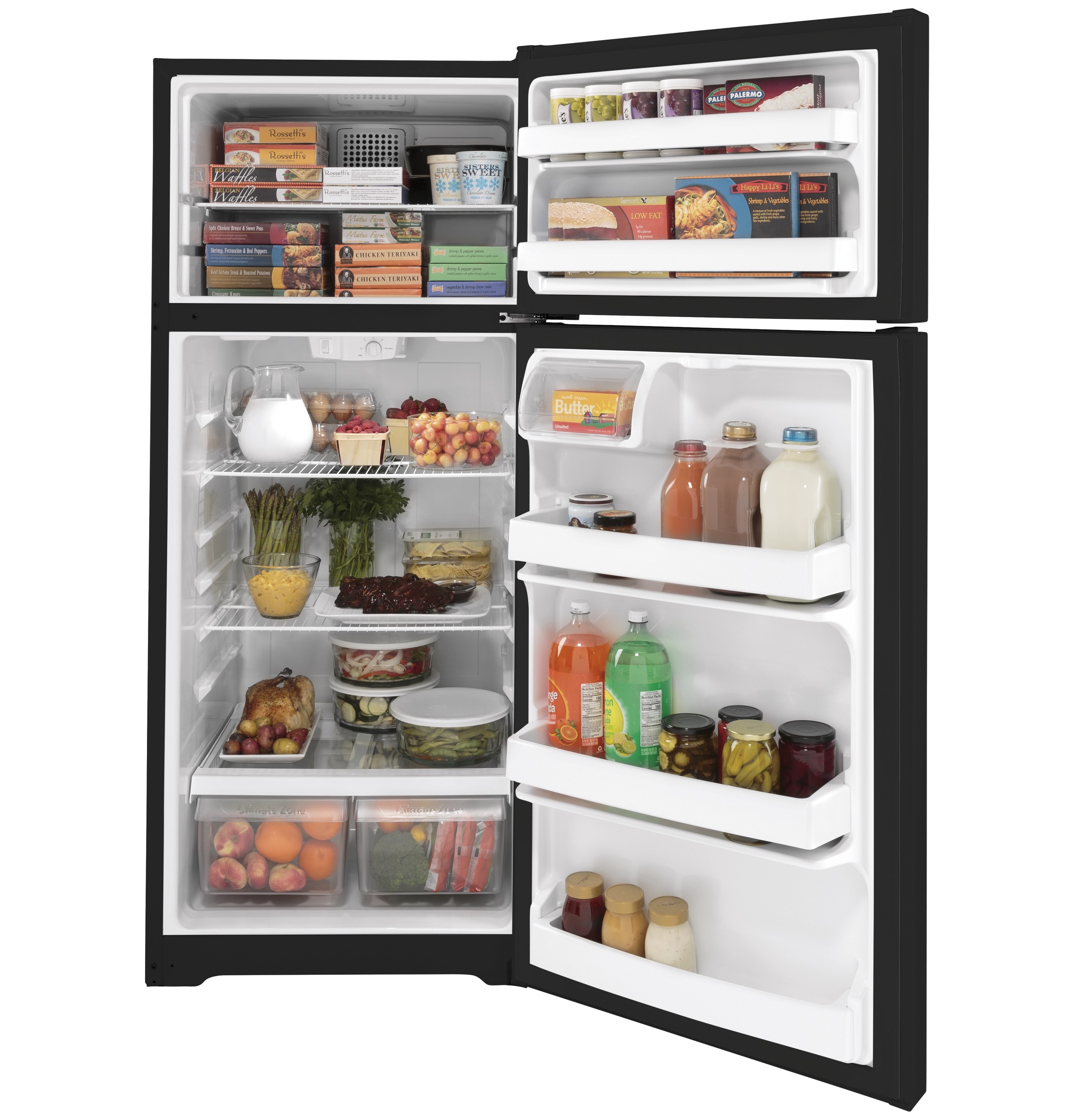 28" Counter Depth Top Freezer 17.5 cu. ft. Refrigerator - View 4 | Fridge.com