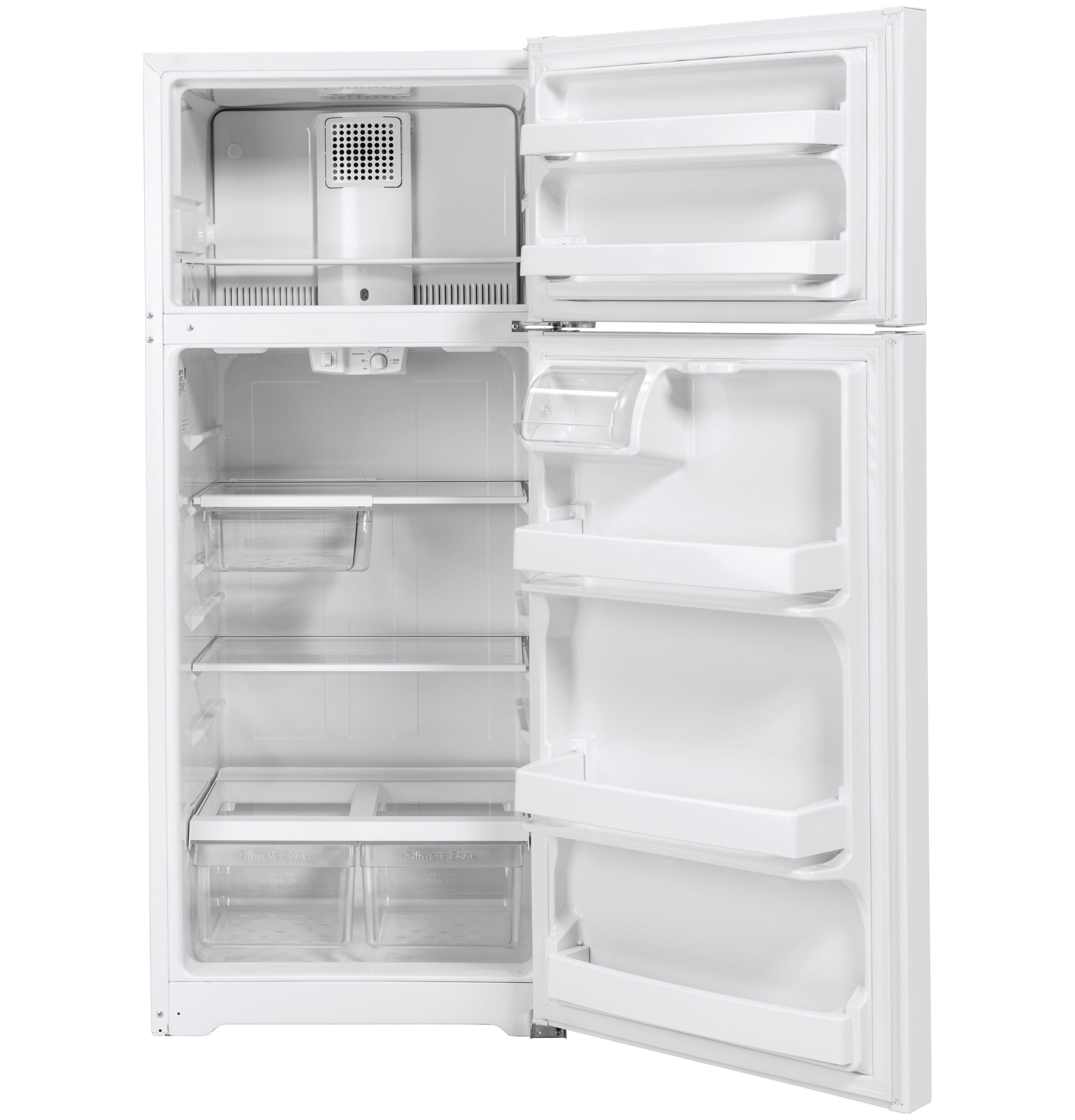GE 17.5 cu. ft. Top-Freezer Refrigerator - View 6 | Fridge.com