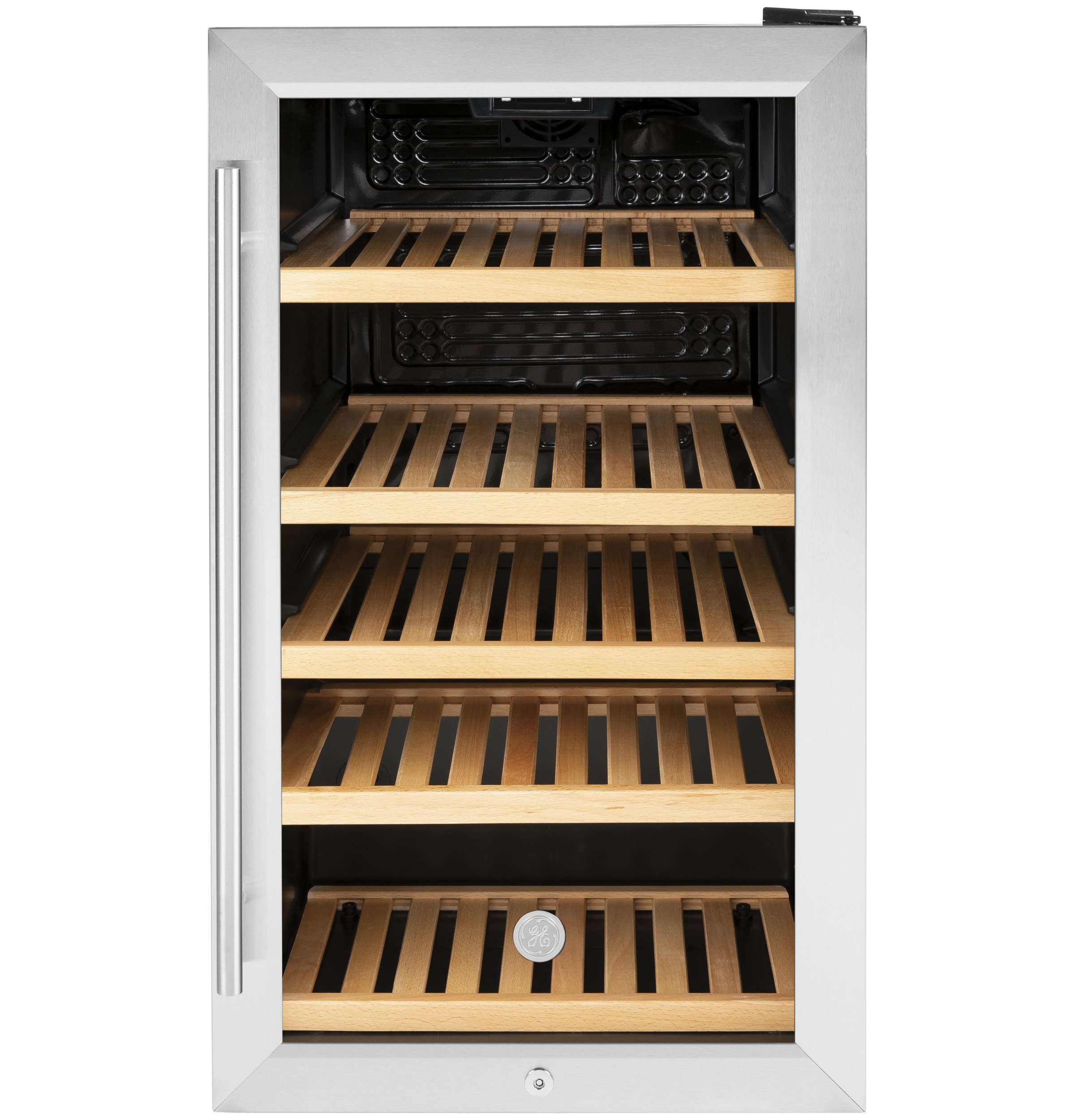GE 109 Can Convertible Beverage Refrigerator with Wine Storage | Fridge.com
