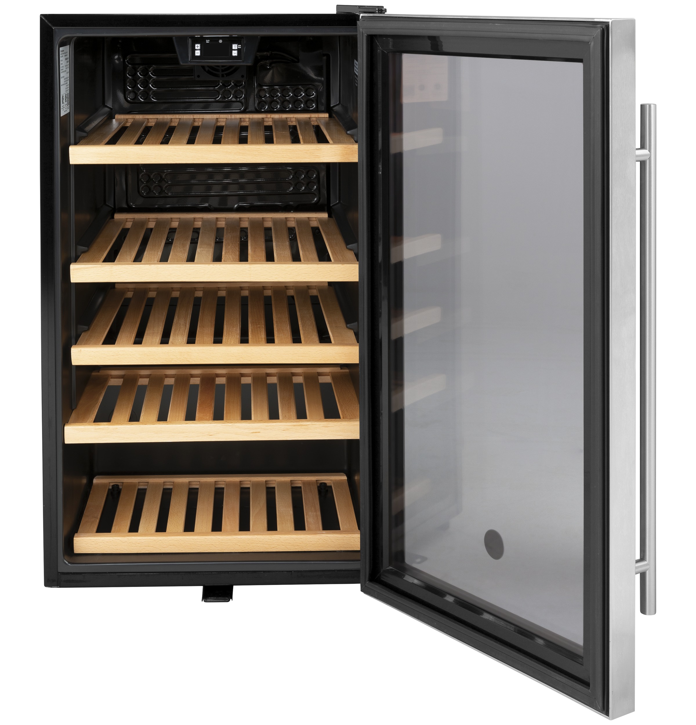 GE 109 Can Convertible Beverage Refrigerator With Wine Storage - View 3 | Fridge.com