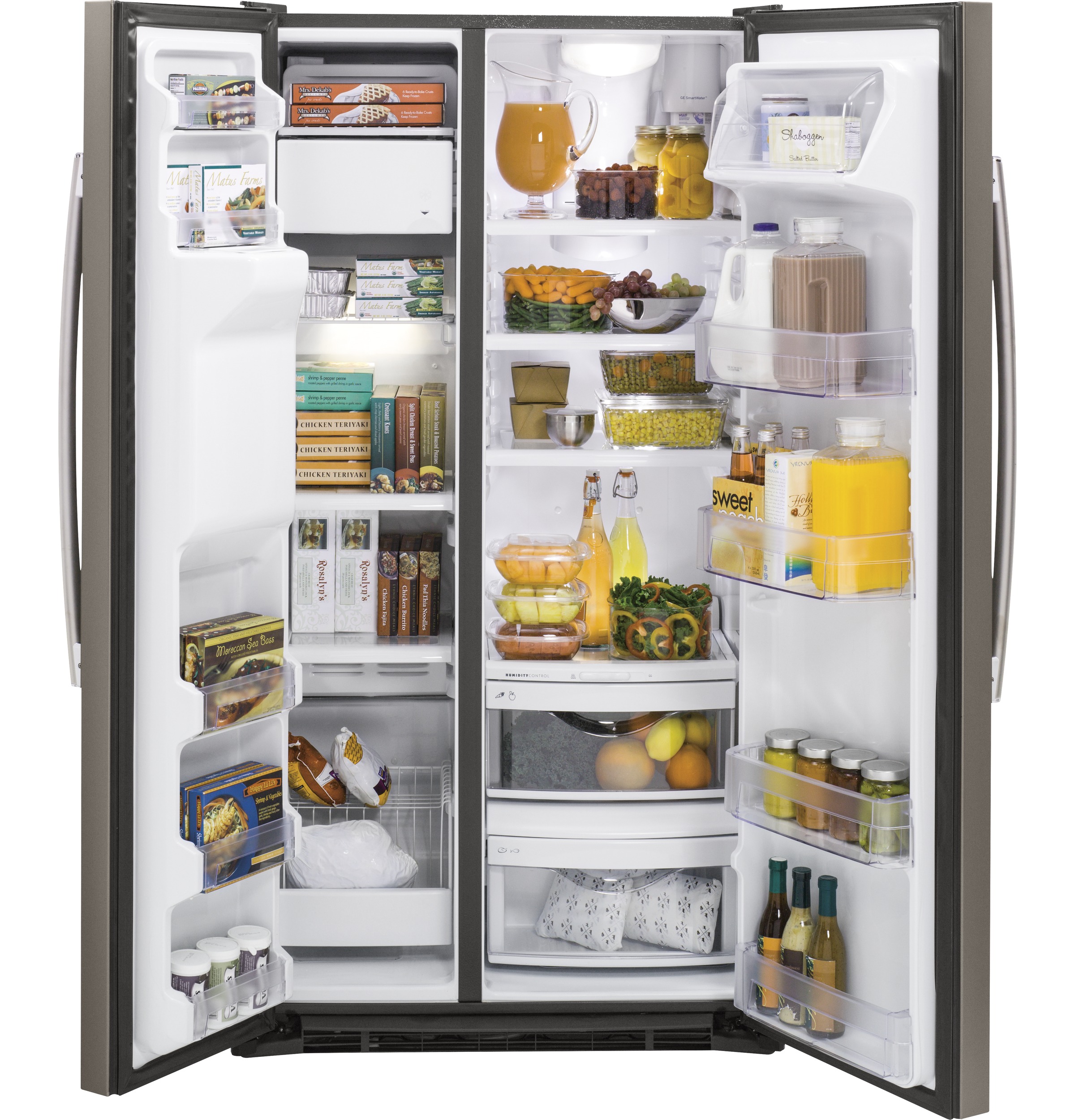 36" Counter Depth Side-By-Side 21.9 cu. ft. Refrigerator - View 4 | Fridge.com