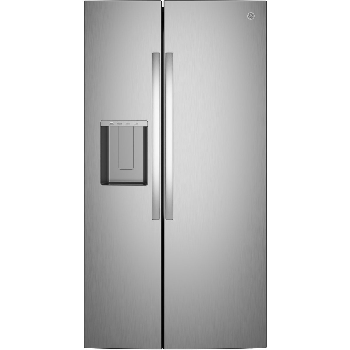 GE ENERGY STAR 27.9 Cu. Ft. Side-By-Side Refrigerator with Extra Tall Dispenser and In-Door Icemaker | Fridge.com