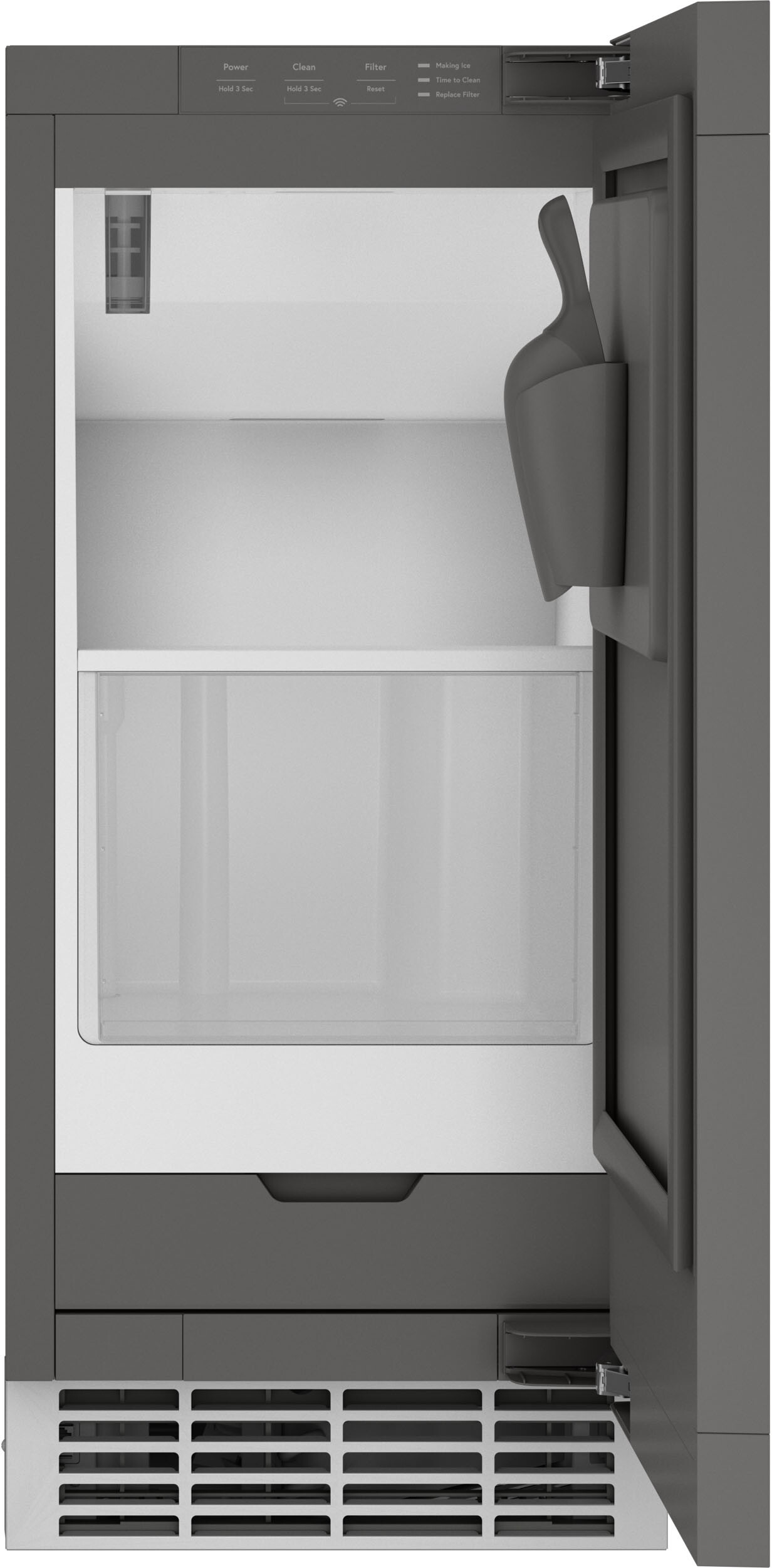 Ice Maker 15-Inch Panel-Ready - Nugget Ice | Fridge.com