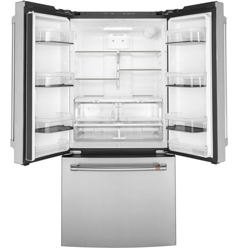 Café CWE19SP2NS1 18.6 cu. ft. French Door Refrigerator In Stainless Steel, Counter Depth And Energy Star - View 4 | Fridge.com