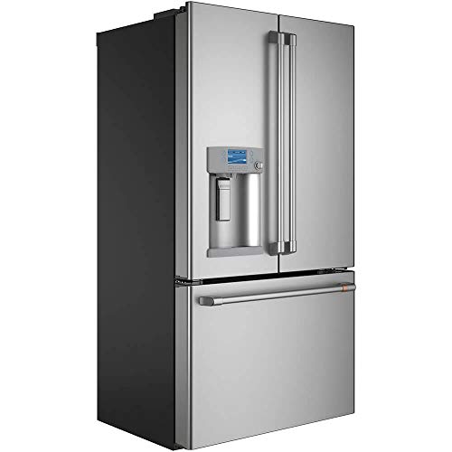 Café CYE22TP2MS1 22.2 cu. ft. Smart French Door Refrigerator In Stainless Steel, Counter Depth And Energy Star - View 3 | Fridge.com