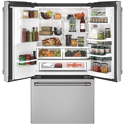 Café CYE22TP2MS1 22.2 cu. ft. Smart French Door Refrigerator In Stainless Steel, Counter Depth And Energy Star - View 5 | Fridge.com