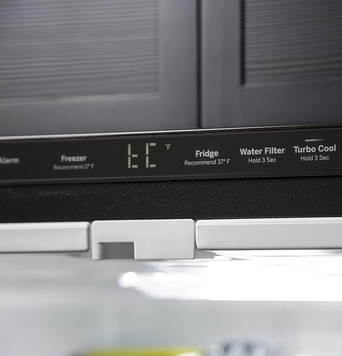 GE® Energy Star® 21.0 Cu. Ft. Bottom-Freezer Refrigerator - View 6 | Fridge.com