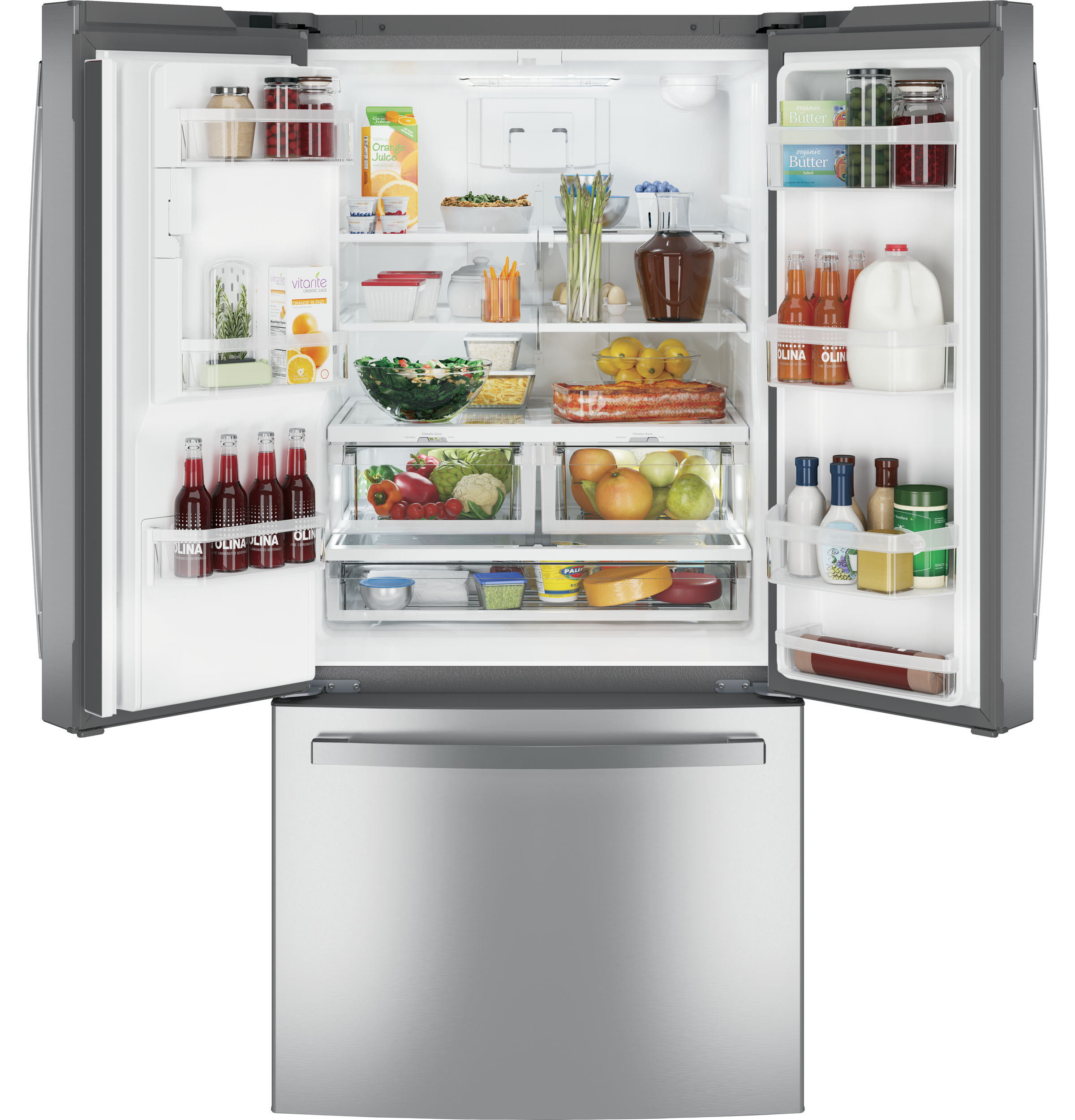 33" French Door 23.7 cu. ft. Refrigerator - View 4 | Fridge.com