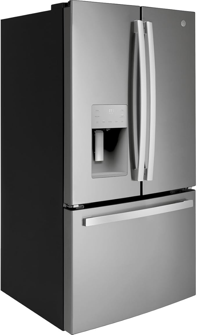 GE 25.6 cu. ft. Fingerprint Resistant French-Door Refrigerator - View 2 | Fridge.com