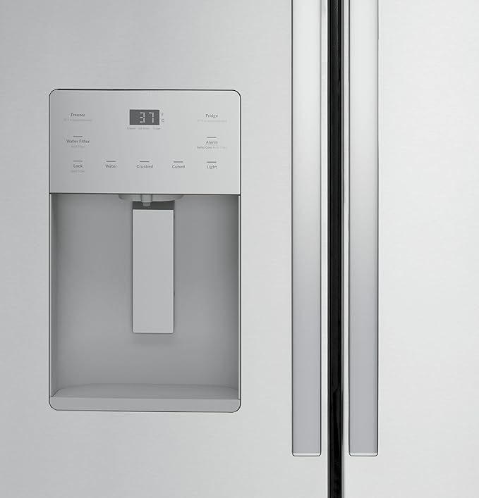 GE 25.6 cu. ft. Fingerprint Resistant French-Door Refrigerator - View 5 | Fridge.com