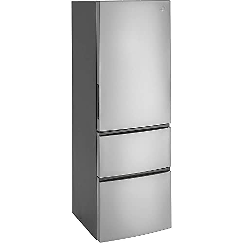 GE Appliances GLE12HSPSS Bottom Freezer Freestanding Refrigerator - View 3 | Fridge.com