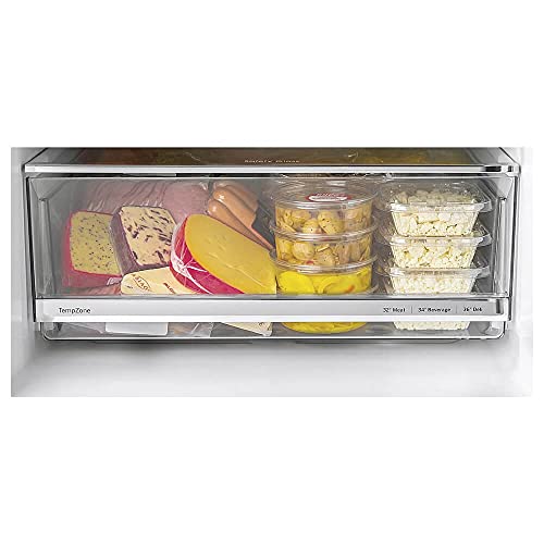 GE Appliances GLE12HSPSS Bottom Freezer Freestanding Refrigerator - View 5 | Fridge.com