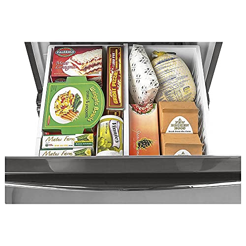 GE Appliances GLE12HSPSS Bottom Freezer Freestanding Refrigerator - View 6 | Fridge.com
