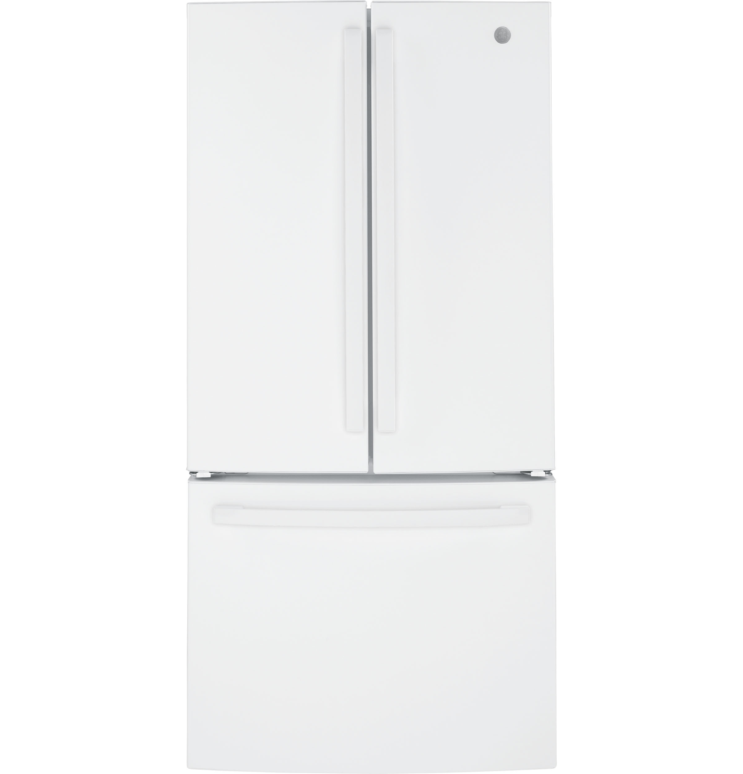 GE® Energy Star® 24.7 cu. ft. Refrigerator In White Size 69.875 H X 32.75 W X 37.5 D | GNE25JGKWW - View 2 | Fridge.com