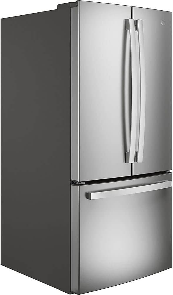 GE 24.7 cu. ft. French Door Refrigerator In Fingerprint Resistant Stainless Steel - View 2 | Fridge.com