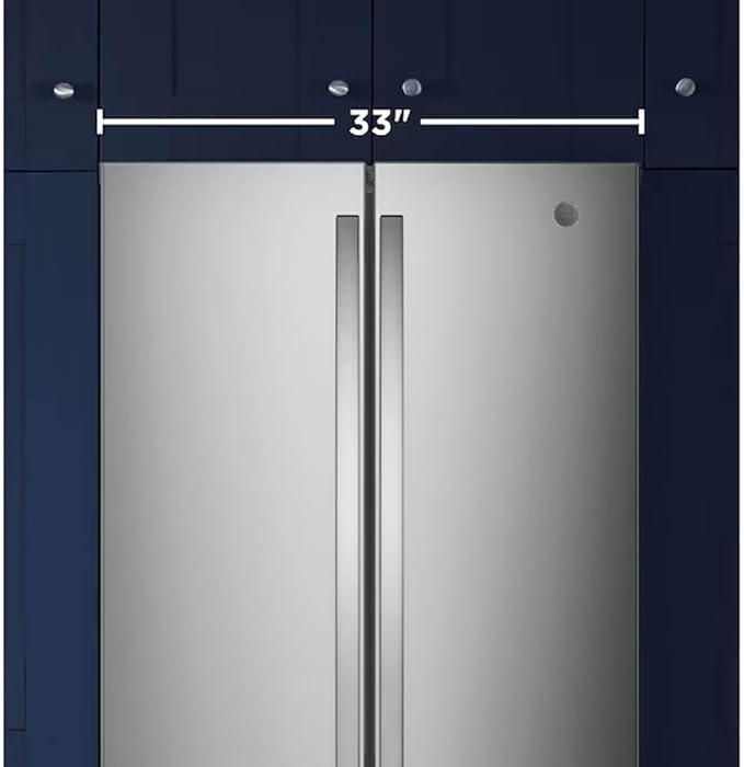 GE 24.7 cu. ft. French Door Refrigerator In Fingerprint Resistant Stainless Steel - View 4 | Fridge.com