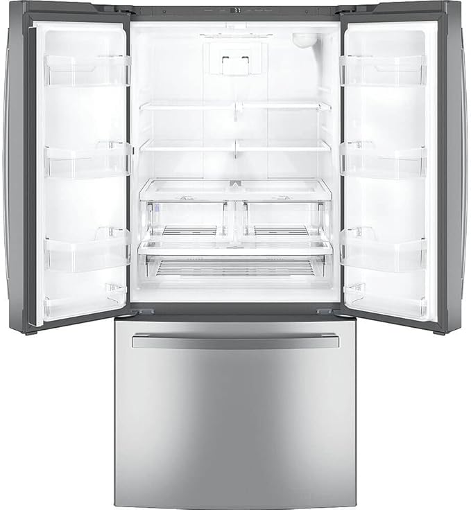 GE 24.7 cu. ft. French Door Refrigerator In Fingerprint Resistant Stainless Steel - View 5 | Fridge.com