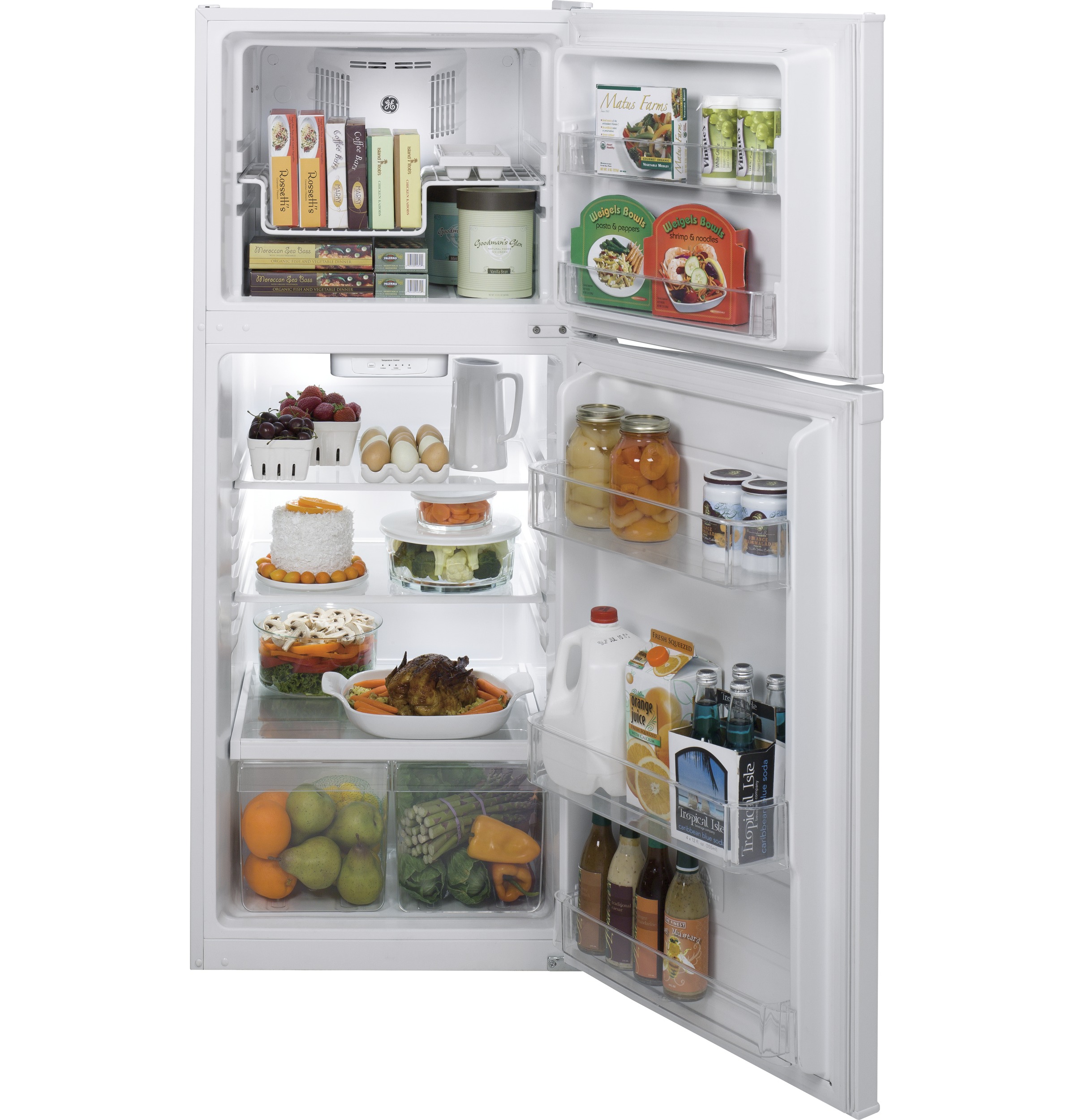 24" Energy Star Top Freezer 11.6 cu. ft. Refrigerator - View 4 | Fridge.com