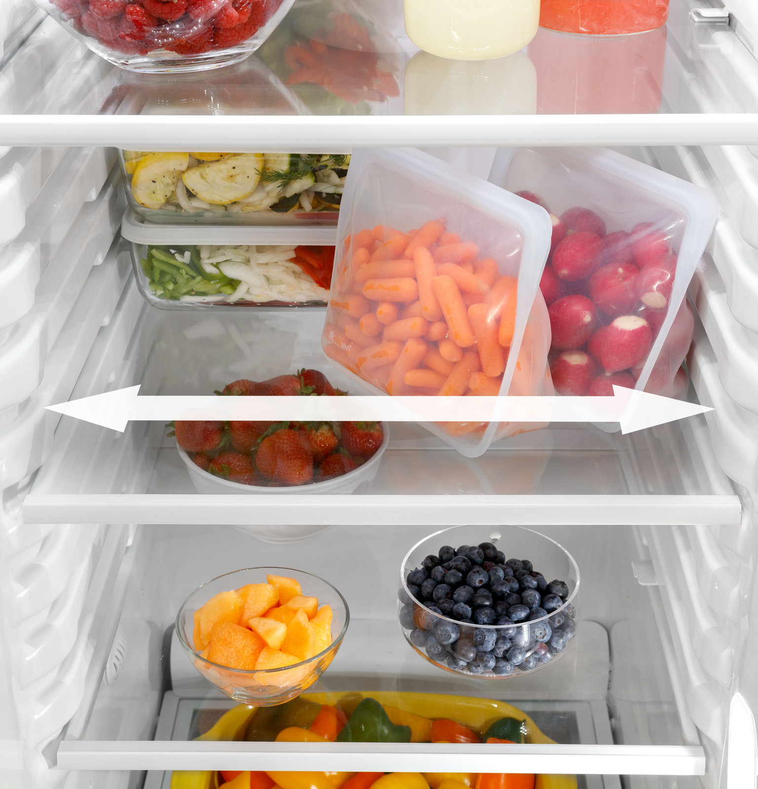 GE® ENERGY STAR® 23.0 Cu. Ft. Side-By-Side Refrigerator | Fridge.com