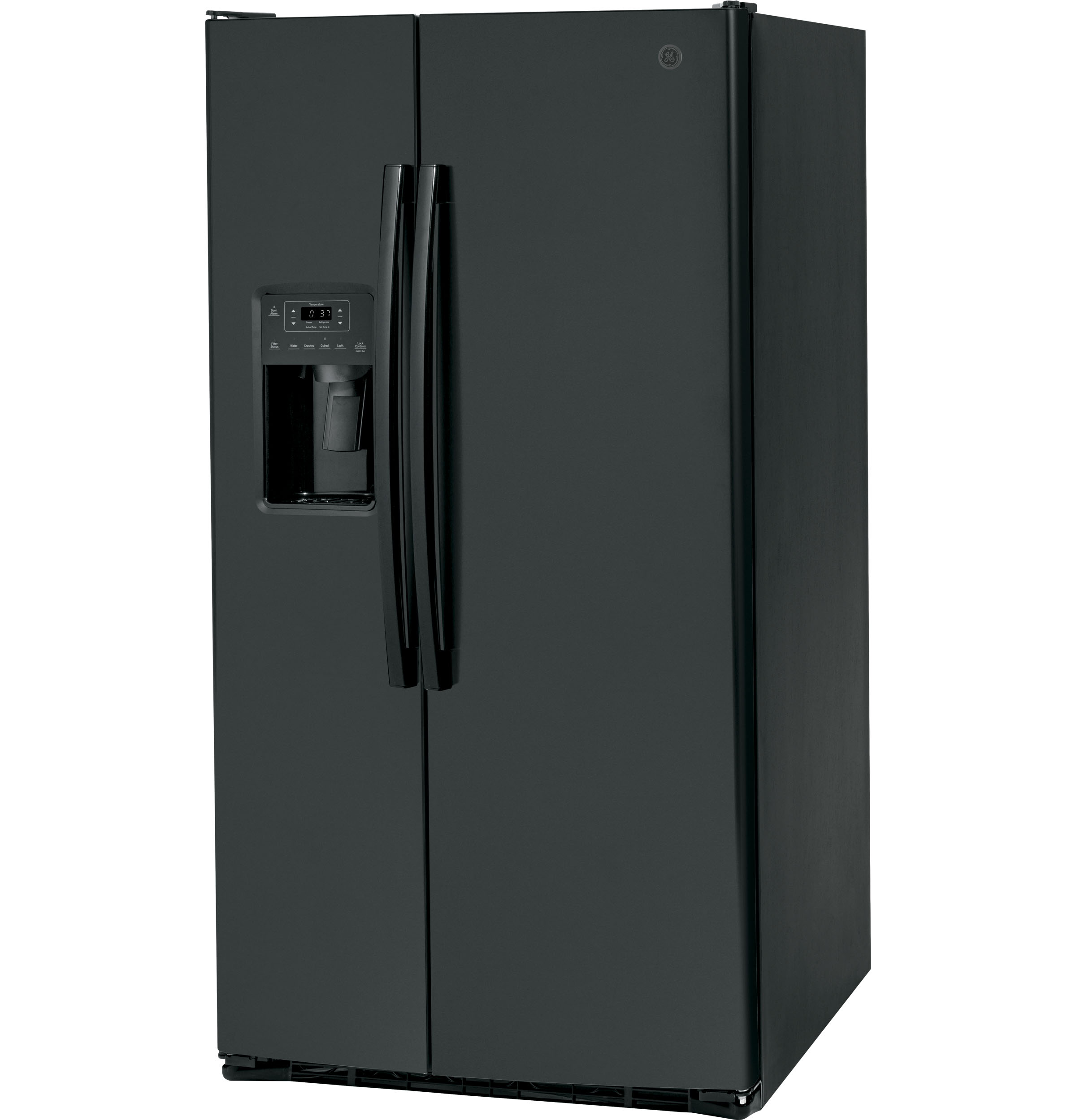 GE 36 Inch 36" Side-By-Side Refrigerator GSE25GGPBB - View 6 | Fridge.com