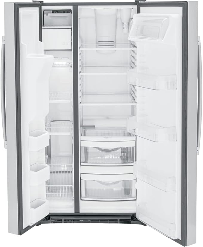 GE® 23.0 cu. ft. Side-By-Side Refrigerator - View 5 | Fridge.com