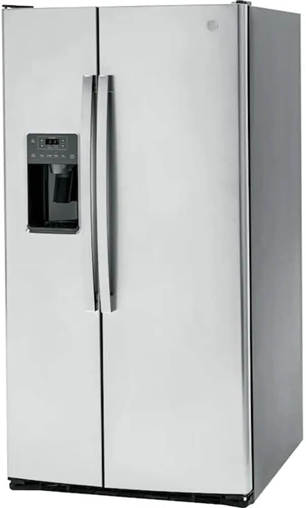 GE® 25.3 cu. ft. Side-By-Side Refrigerator - View 3 | Fridge.com