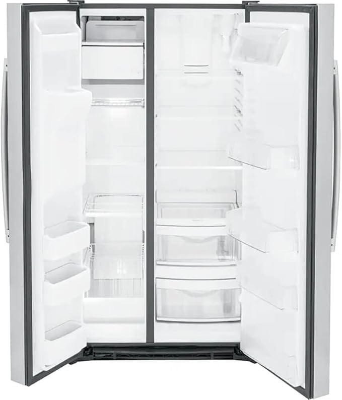 GE® 25.3 cu. ft. Side-By-Side Refrigerator - View 4 | Fridge.com