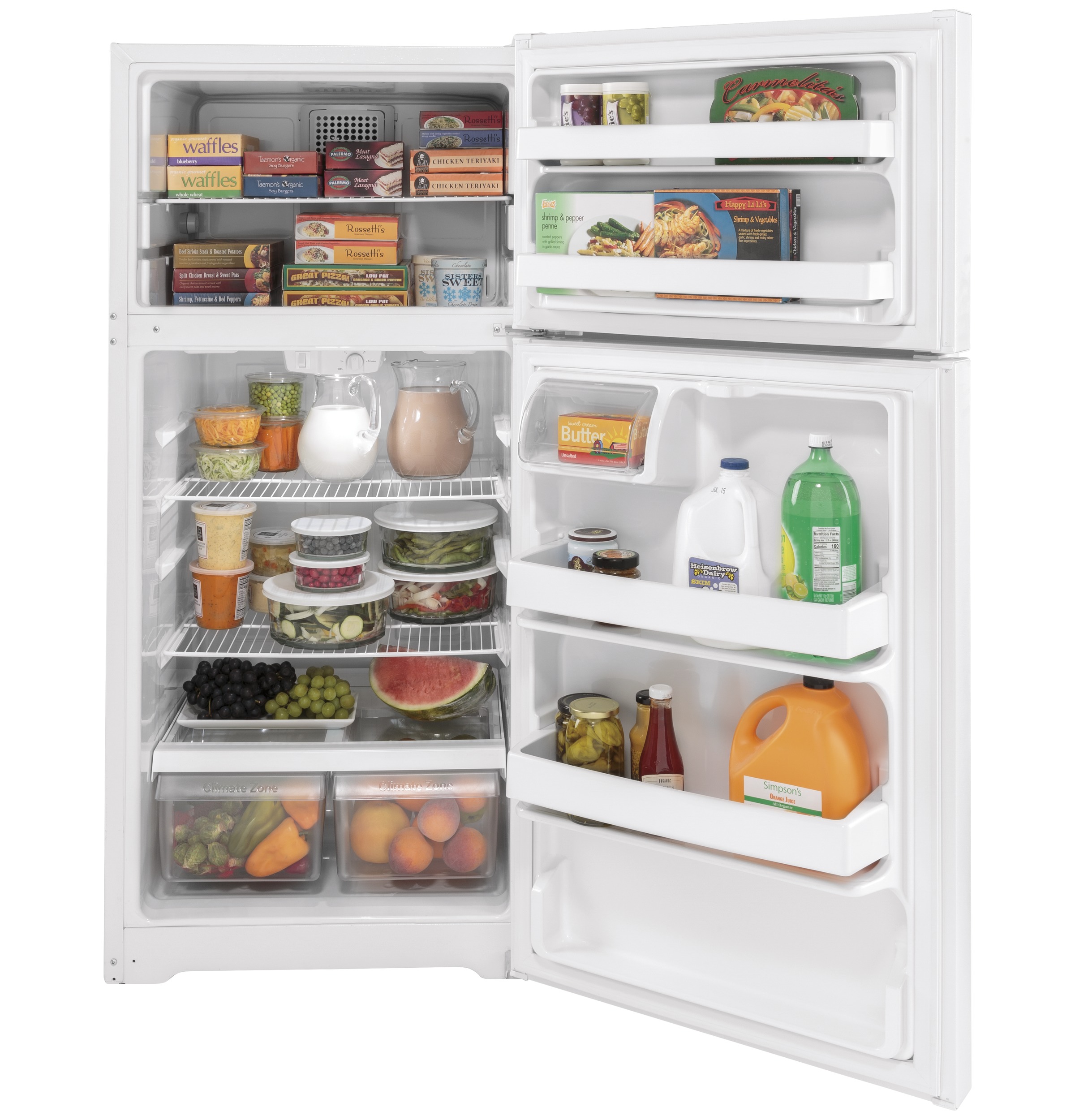 28" Energy Star Top Freezer Refrigerator - View 3 | Fridge.com