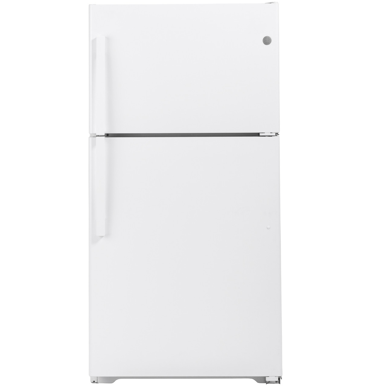 GE 33 Inch Top Freezer Refrigerator GTE22JTNRWW | Fridge.com